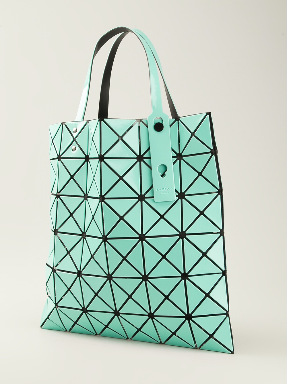 Bao bao issey miyake Geometric Panel Tote Bag in Blue | Lyst