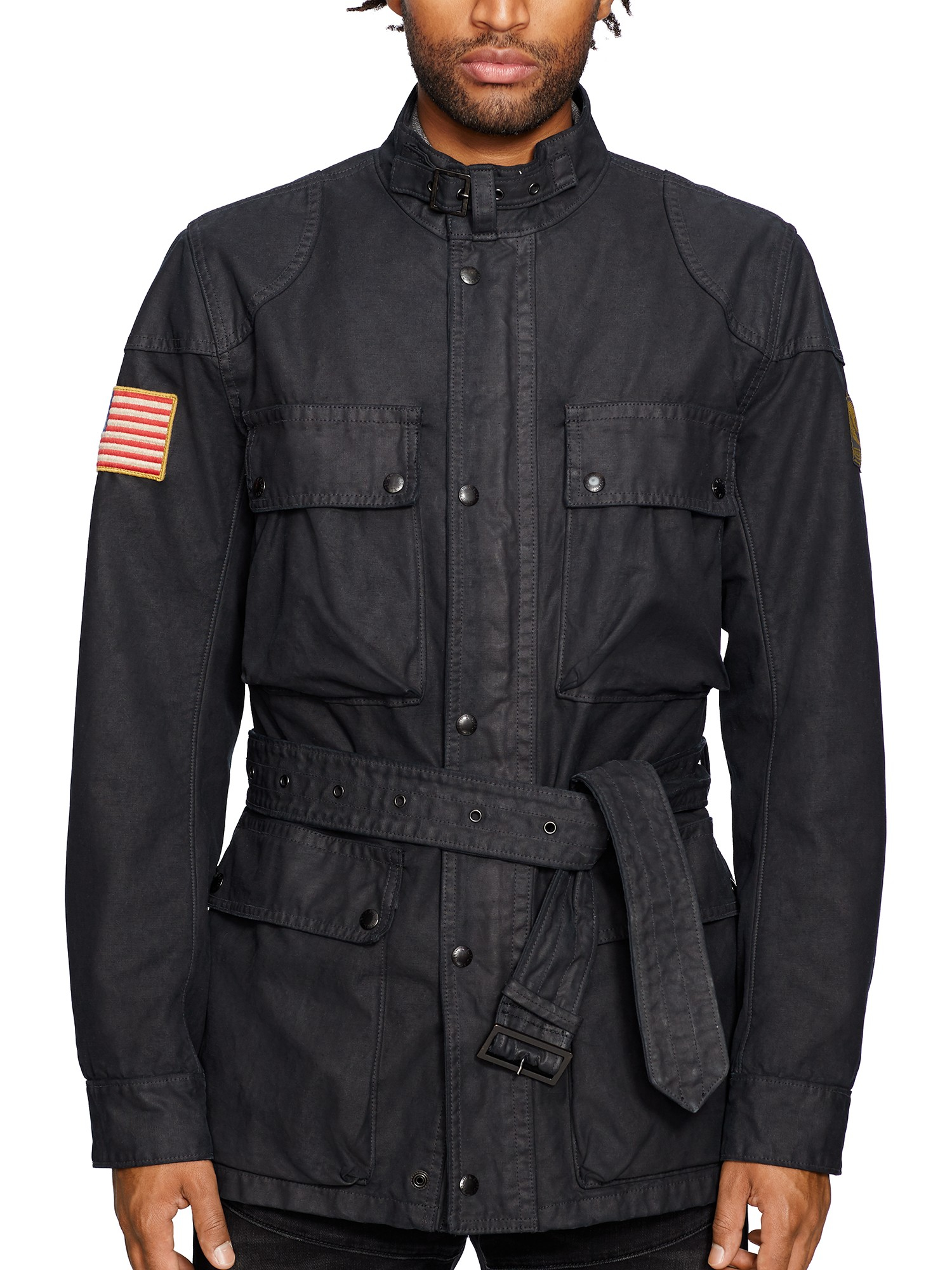 Denim & Supply Ralph Lauren Waxed Cotton Moto Jacket in