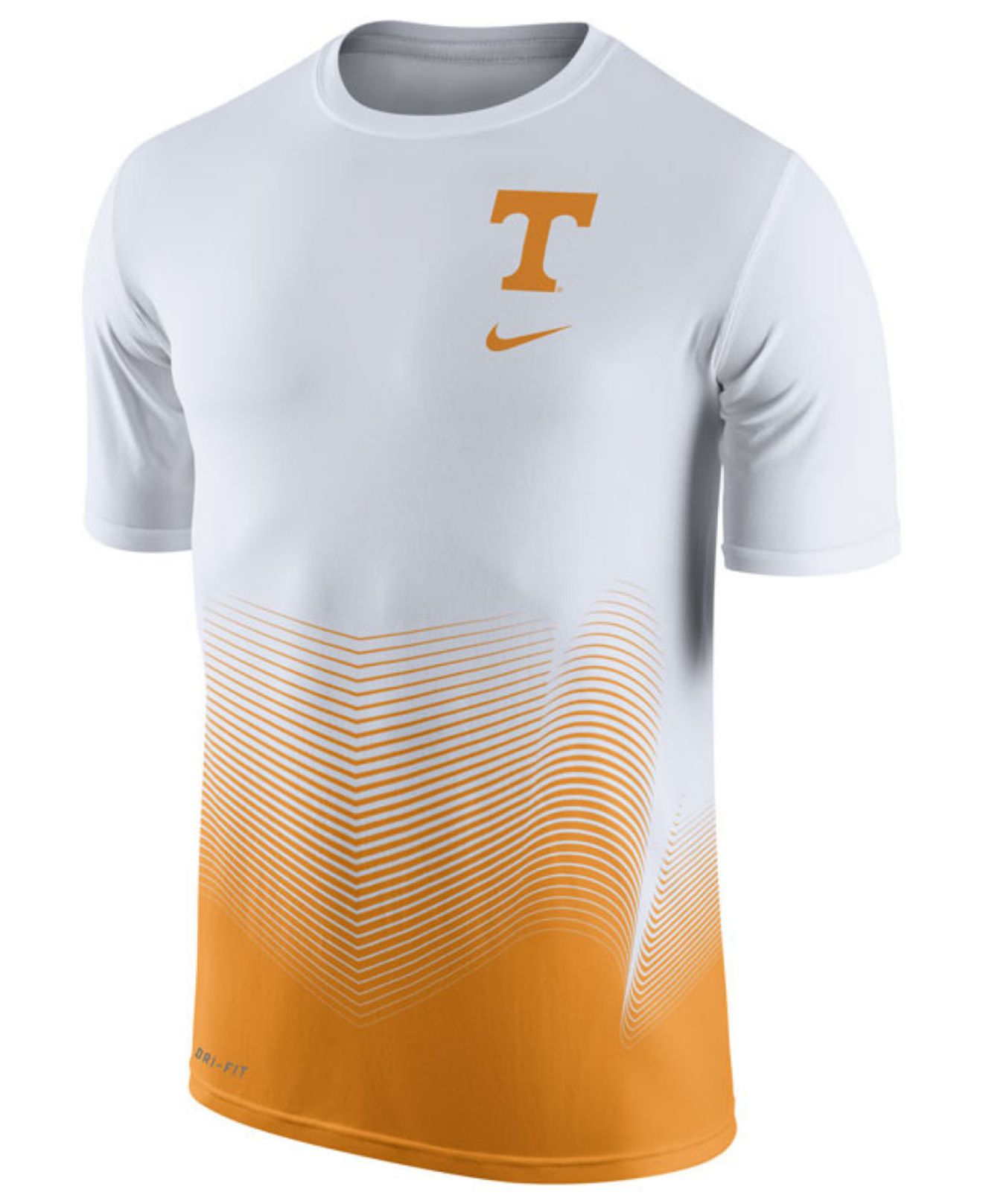white nike dri fit shirt