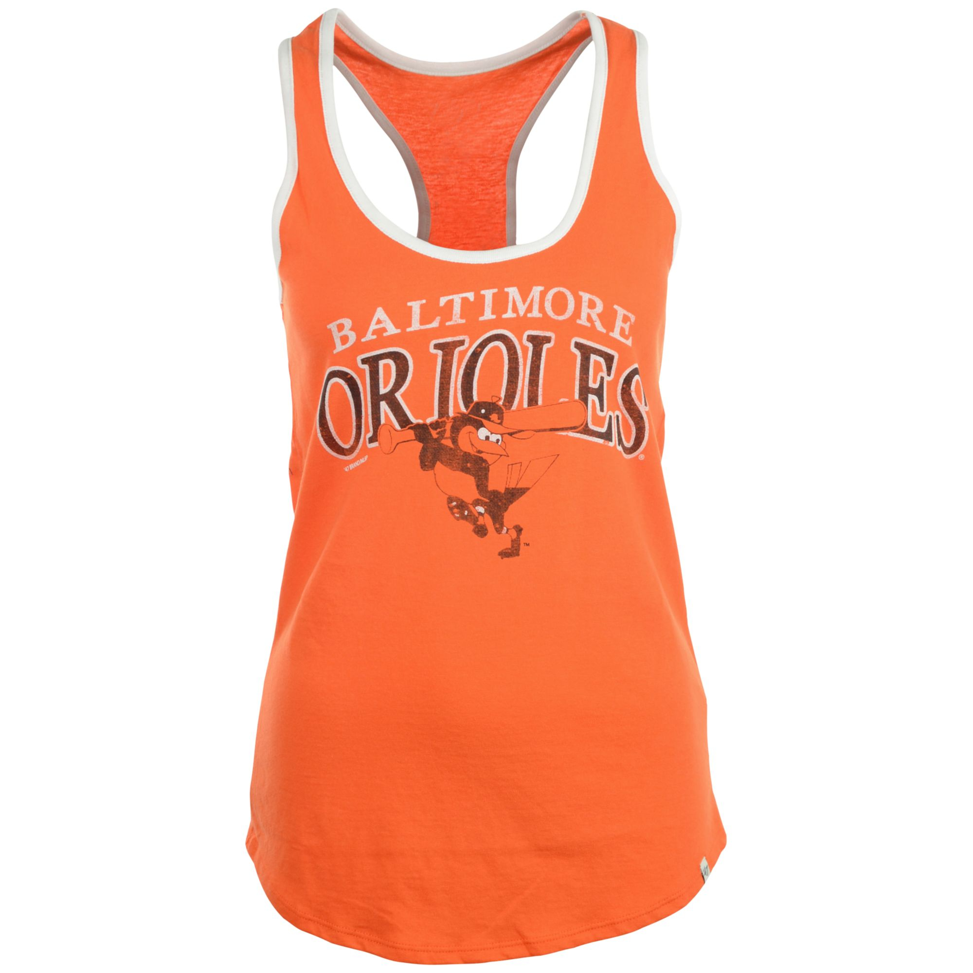 47 Brand Womens Sleeveless Baltimore Orioles Racerback Tank Top in ...