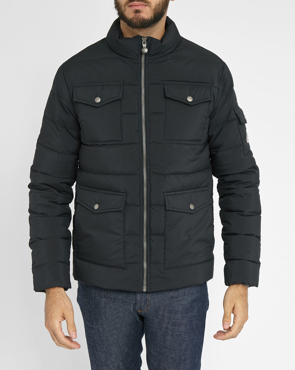 Pyrenex Navy 4-front Pockets Adventure Jacket Smooth Down Jacket in Blue for Men (navy) | Lyst