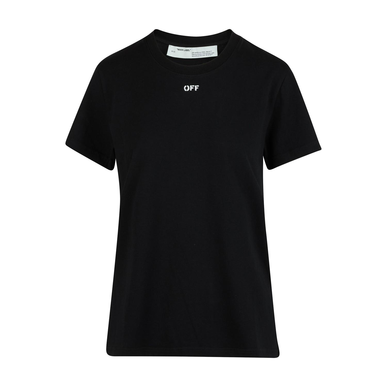 Off-White c/o Virgil Abloh Cotton Flowers T-shirt in Black - Save 55% ...