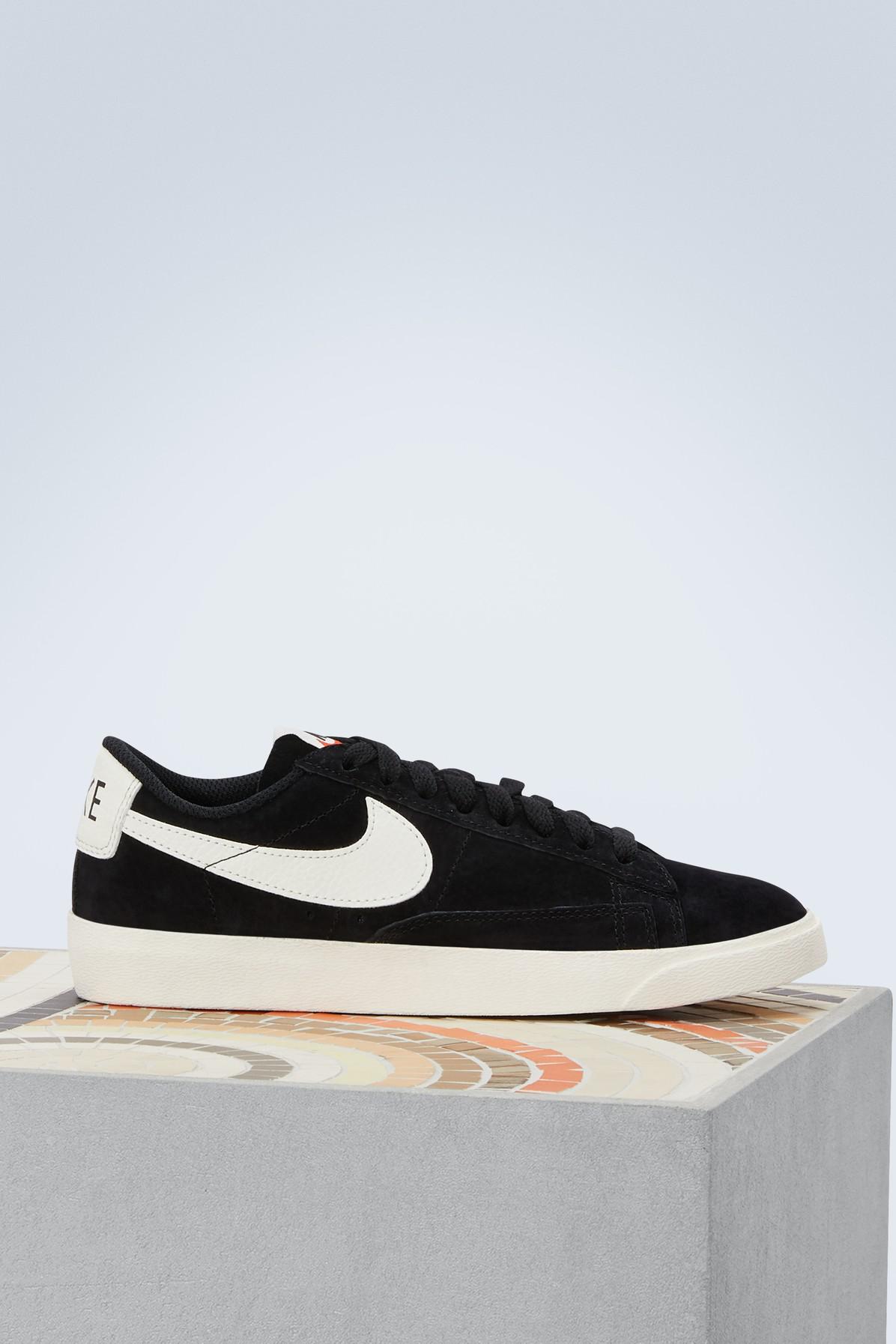 Lyst - Nike Blazer Low Sneakers in Black Nike. Women's Black Blazer Low Sneakers