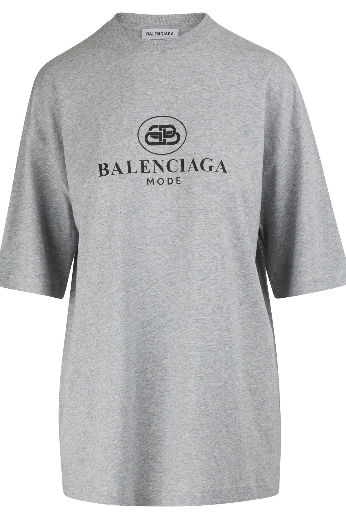 balenciaga grey t shirt