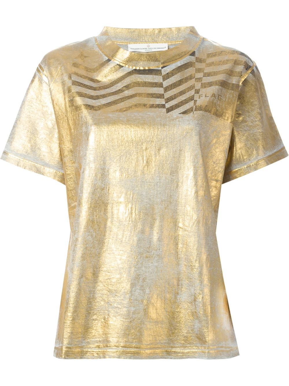 metallic tshirt