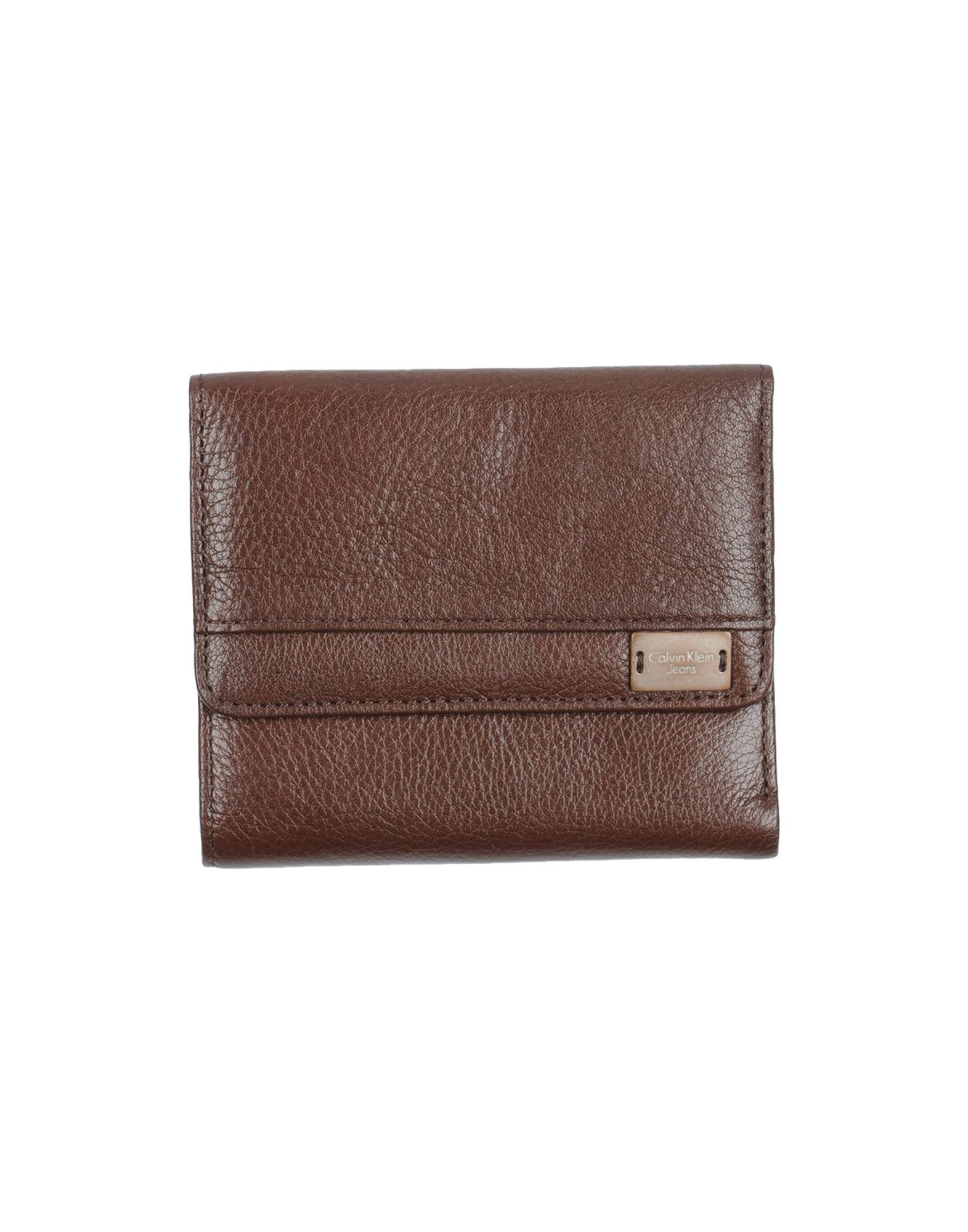 Calvin klein jeans Wallet in Brown for Men (Cocoa) | Lyst