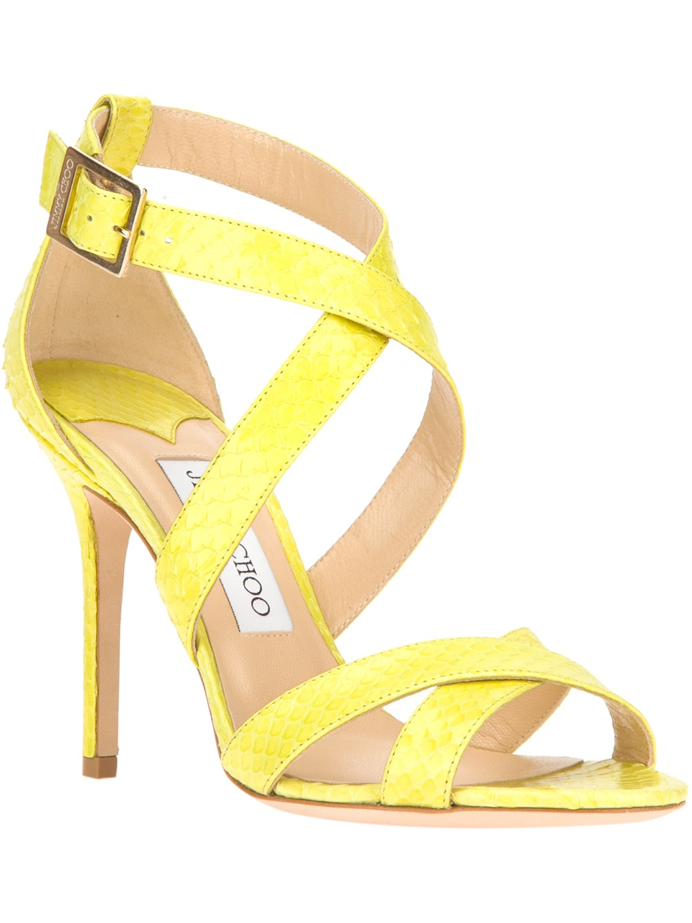 Lyst - Jimmy Choo Lottie Sandal in Yellow