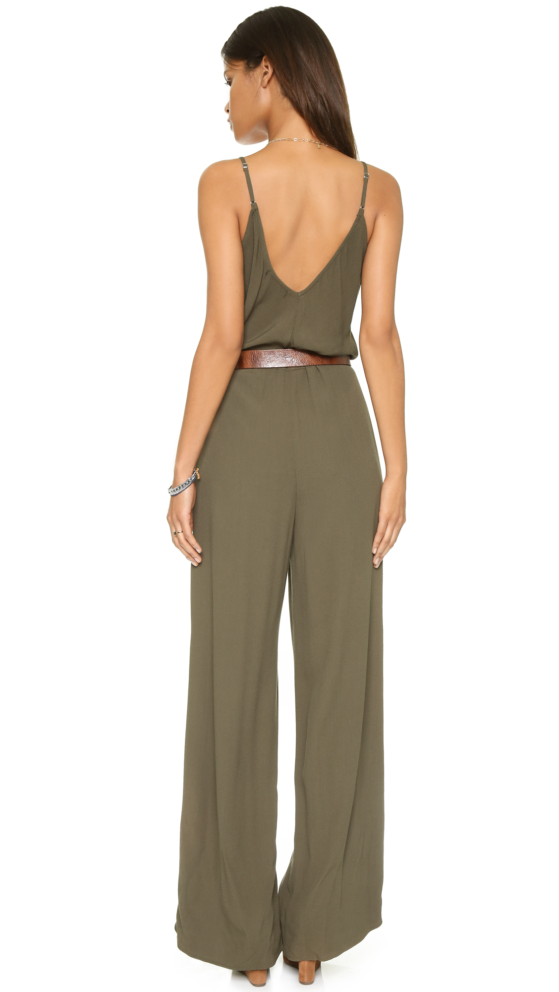 Flynn skye Dressy Jumpsuit Moss in Green Lyst