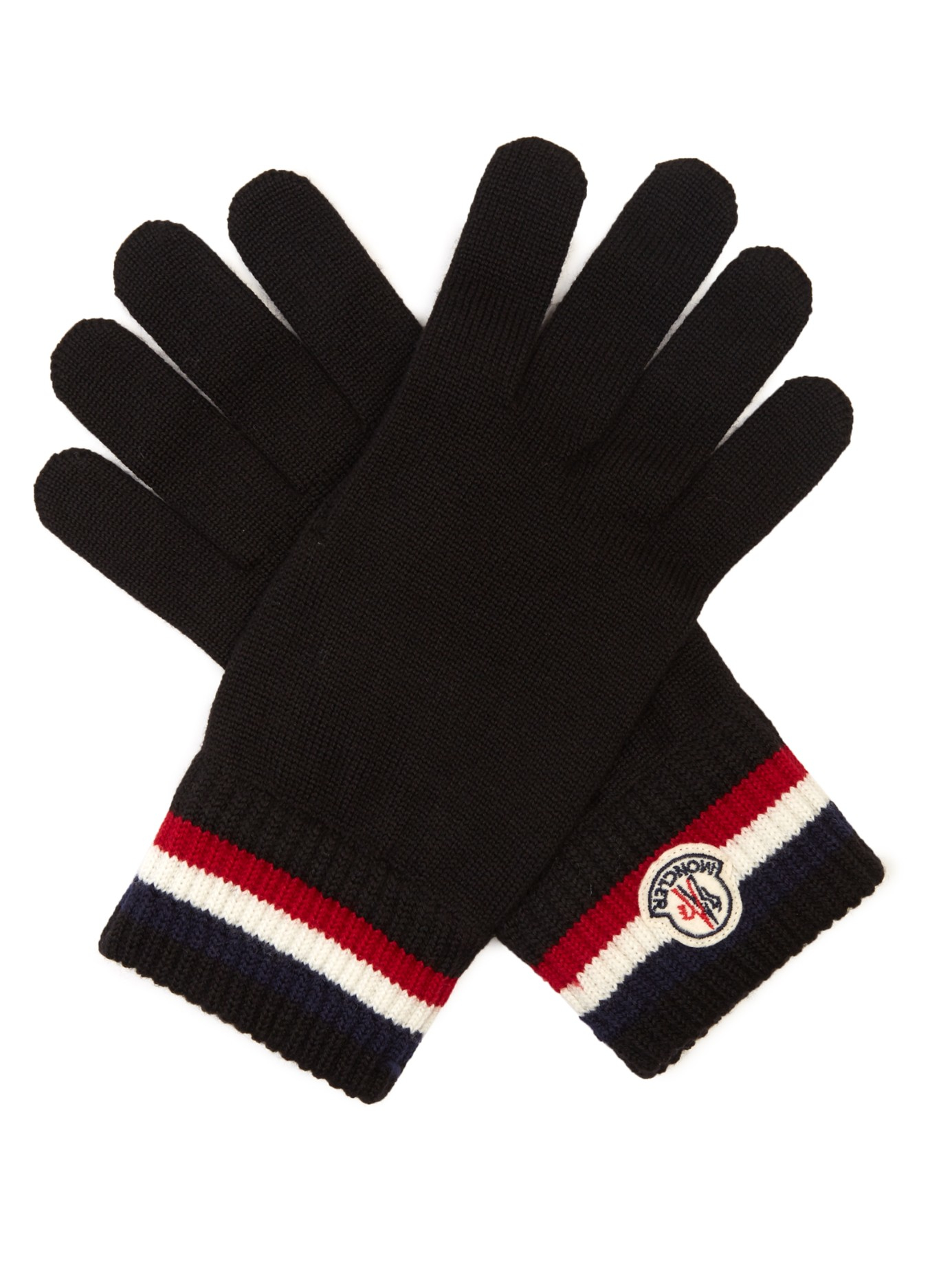 moncler black gloves moncler black gloves