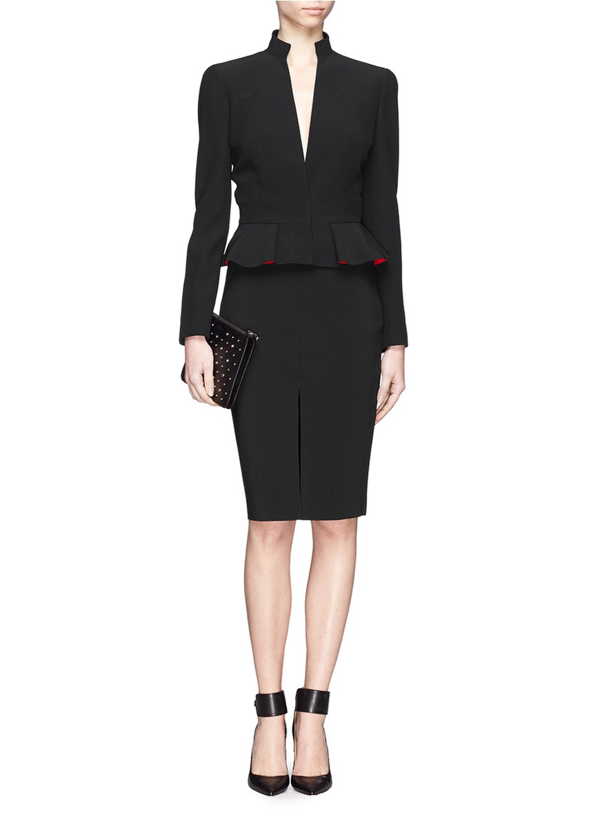 peplum suit design