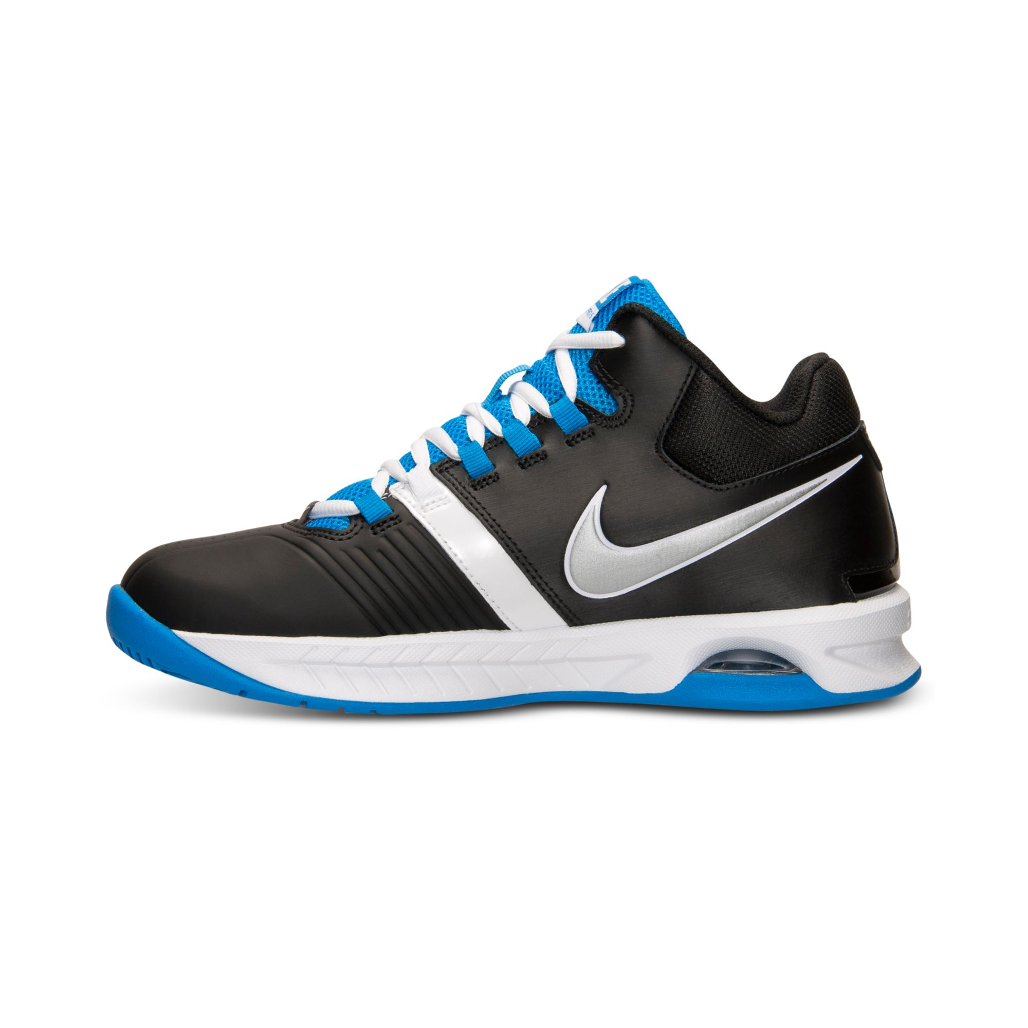 Nike Men'S Air Visi Pro 5 Basketball Sneakers From Finish Line in Black ...