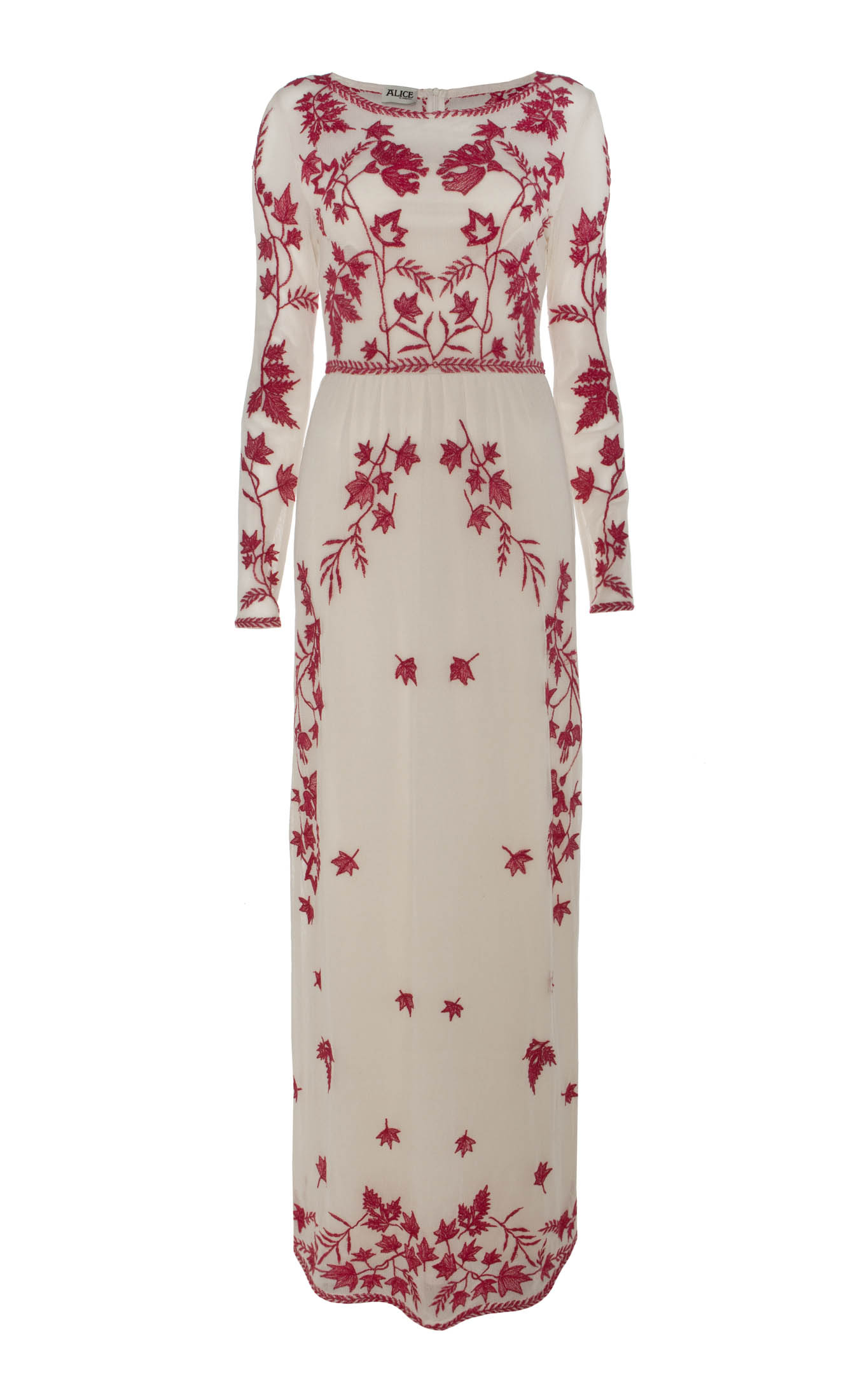 Lyst - Alice By Temperley Long Clover Dress in Red