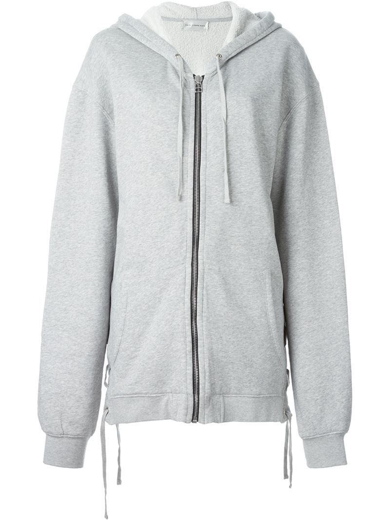 mens oversized zip up hoodie