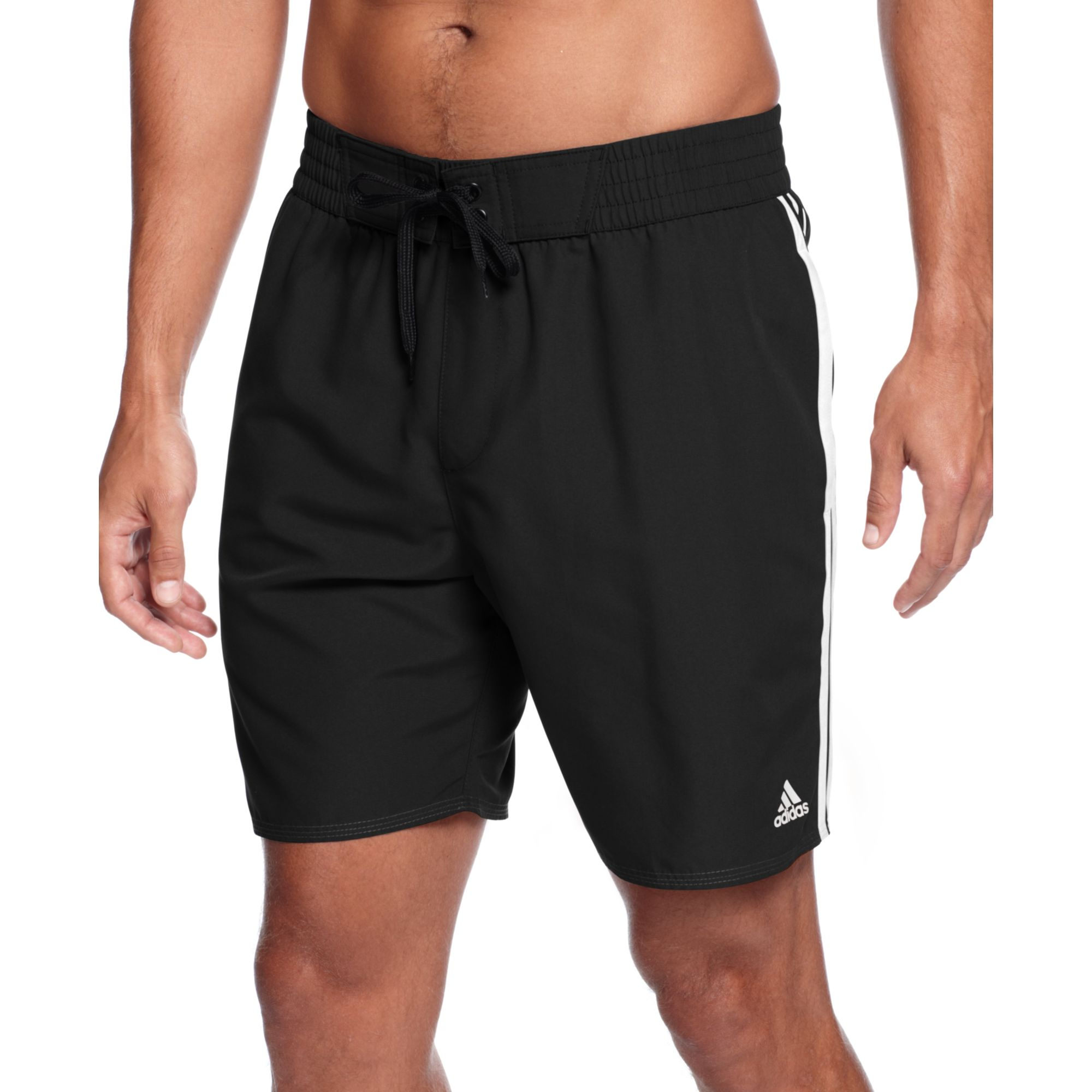 Lyst Adidas Core Icon Adi Volley Swim Shorts In Black For Men