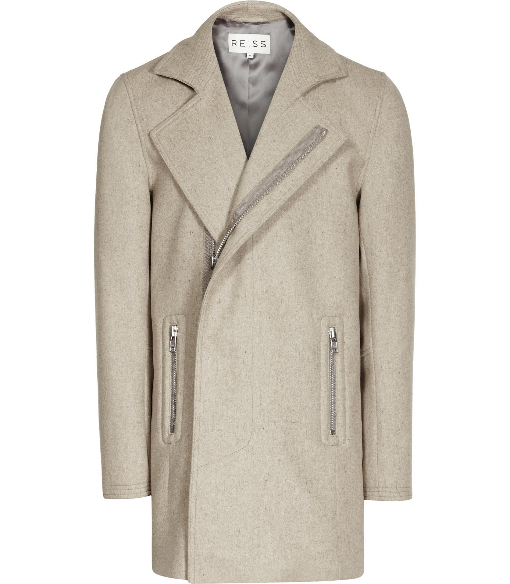 Reiss Sphere Belted Trench Coat In Blue For Men Lyst Gallery