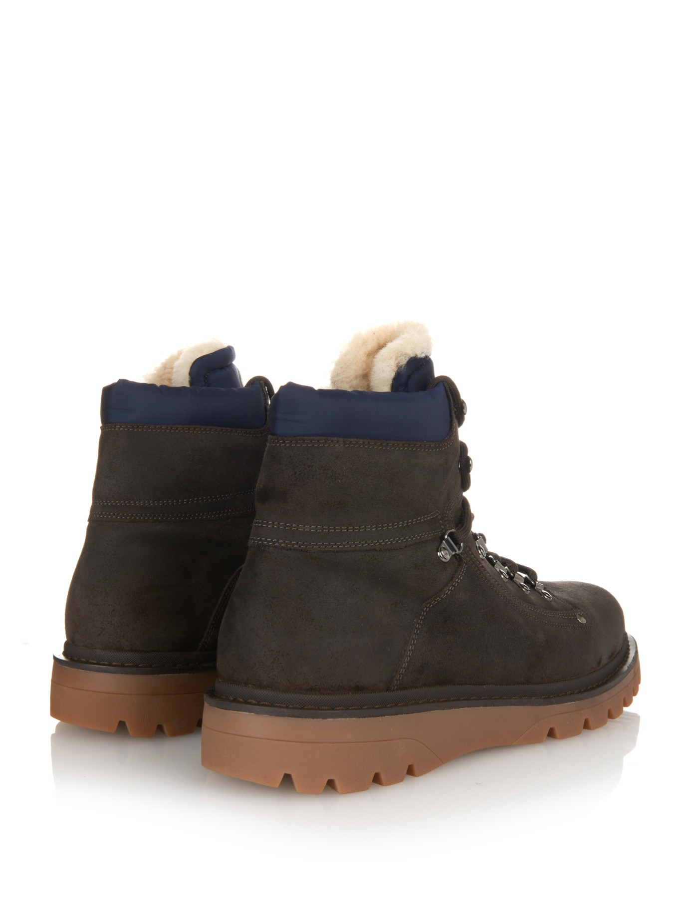 sheepskin lined hiking boots