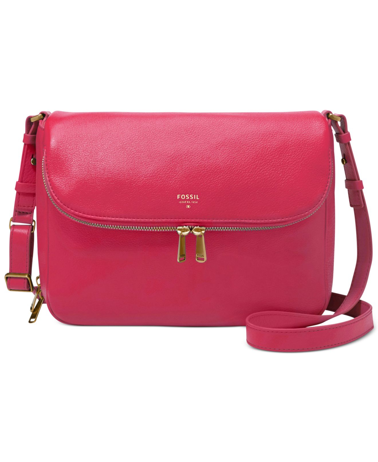 fossil pink satchel