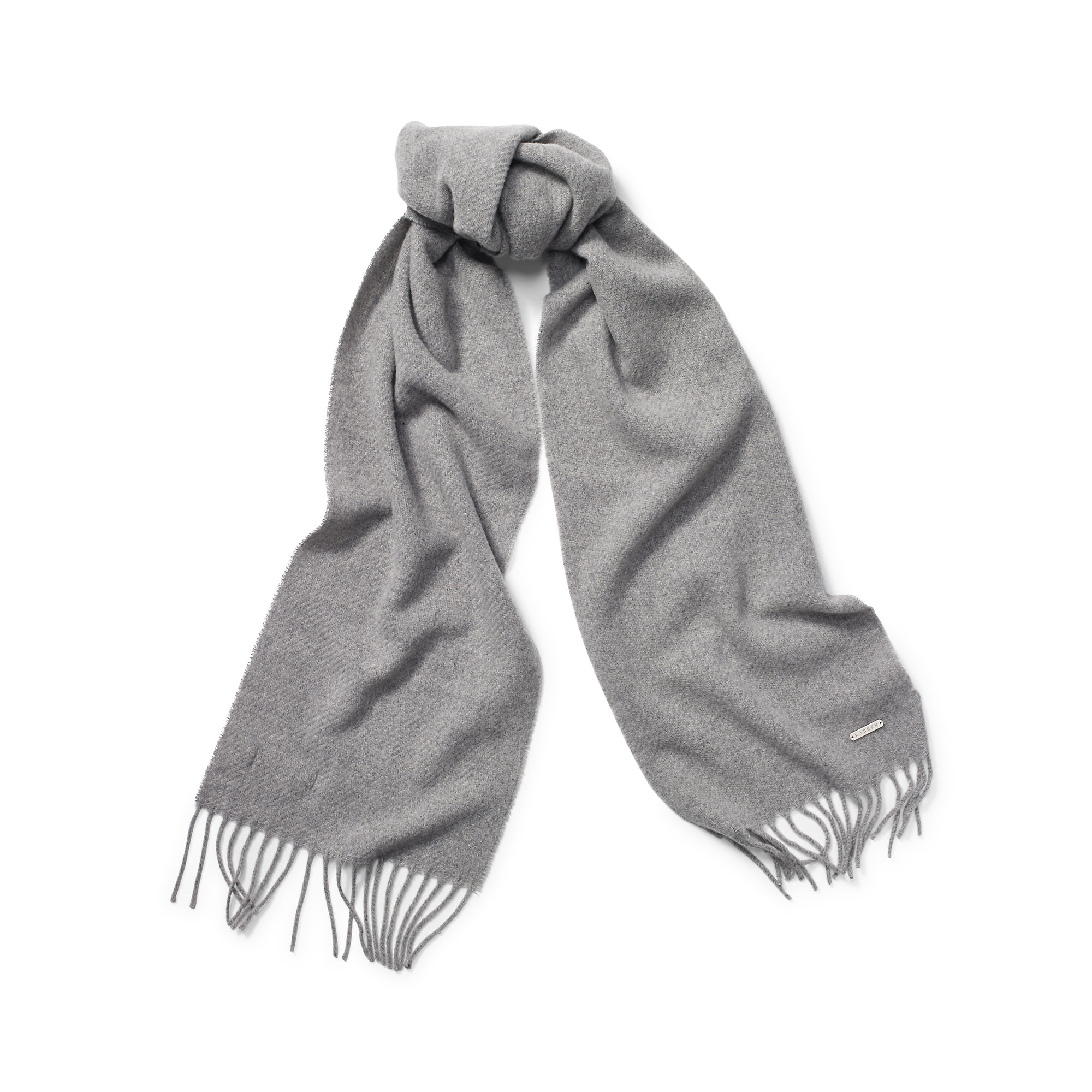 Ralph Lauren | Gray Cashmere-lambswool Scarf | Lyst