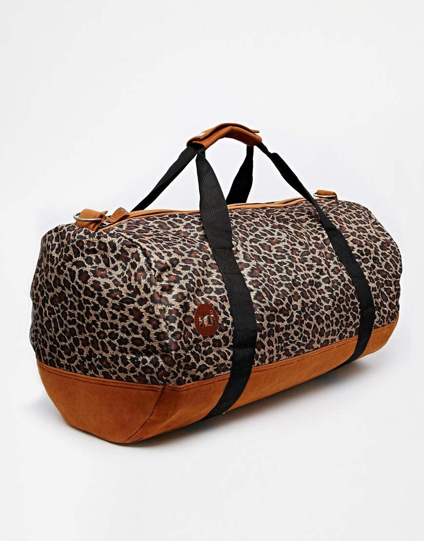 Lyst Mi Pac Leopard Print Duffle Bag