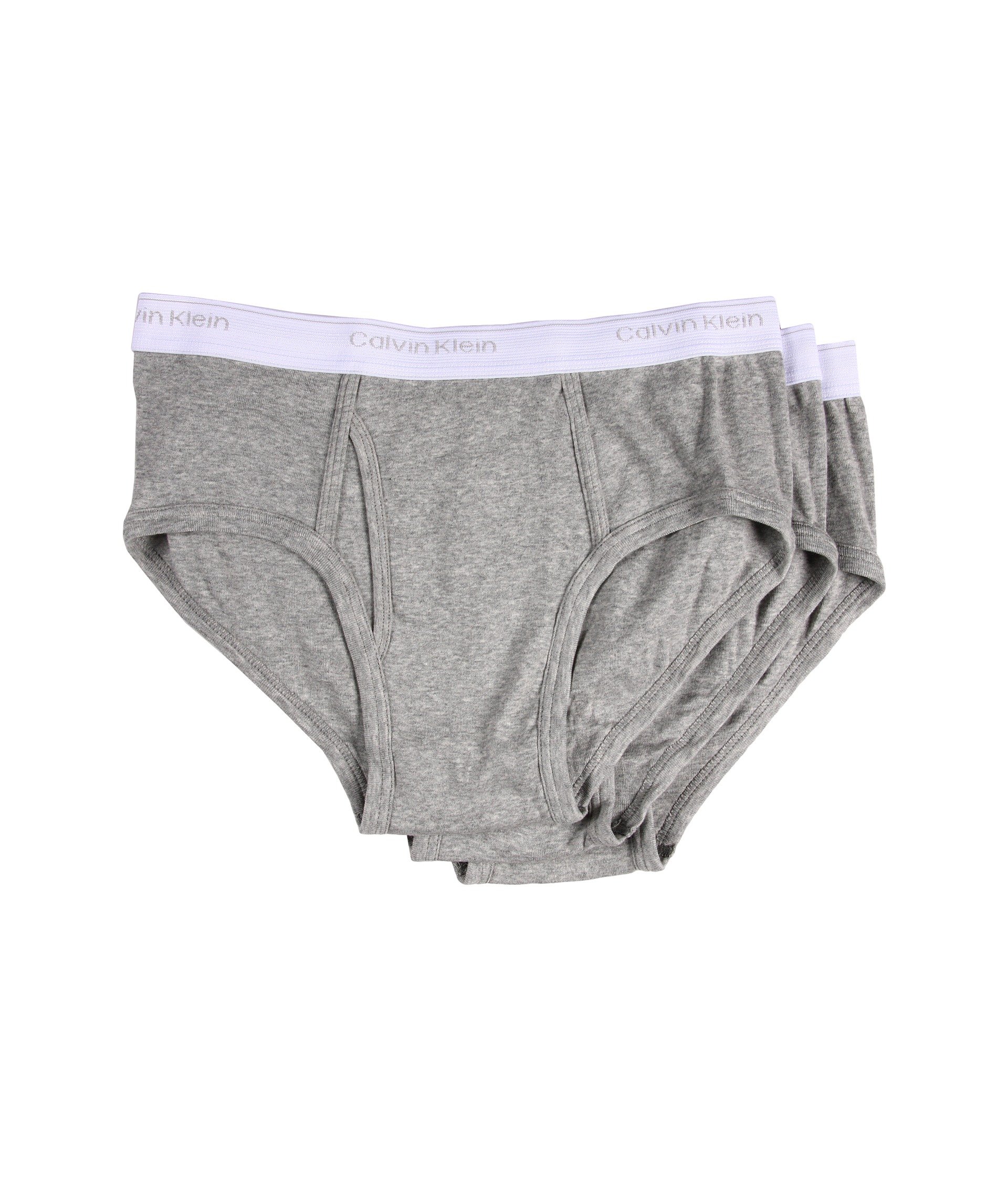 Lyst Calvin Klein Classics Brief Threepack in Gray for Men