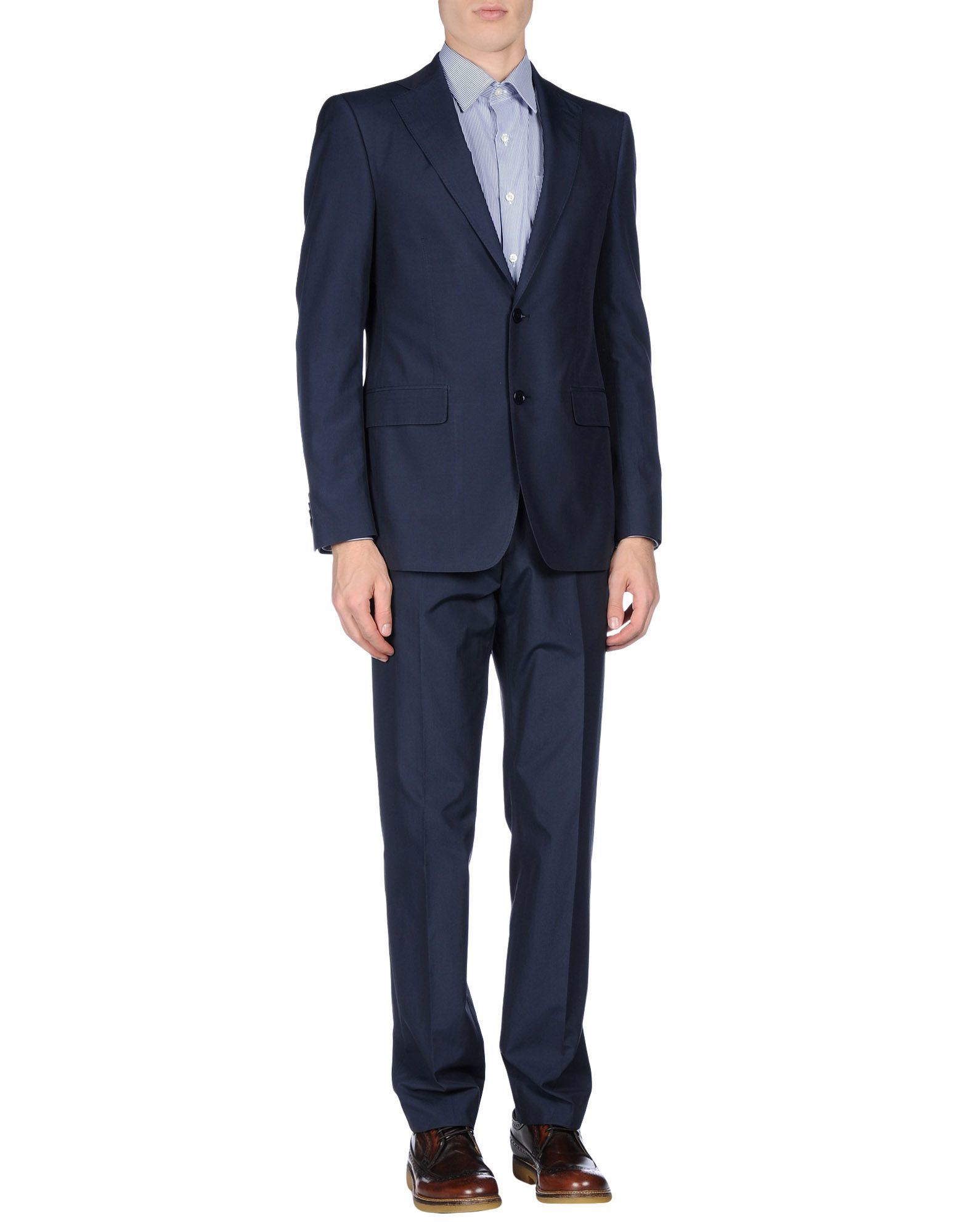 Lyst - Ferragamo Suit in Blue for Men