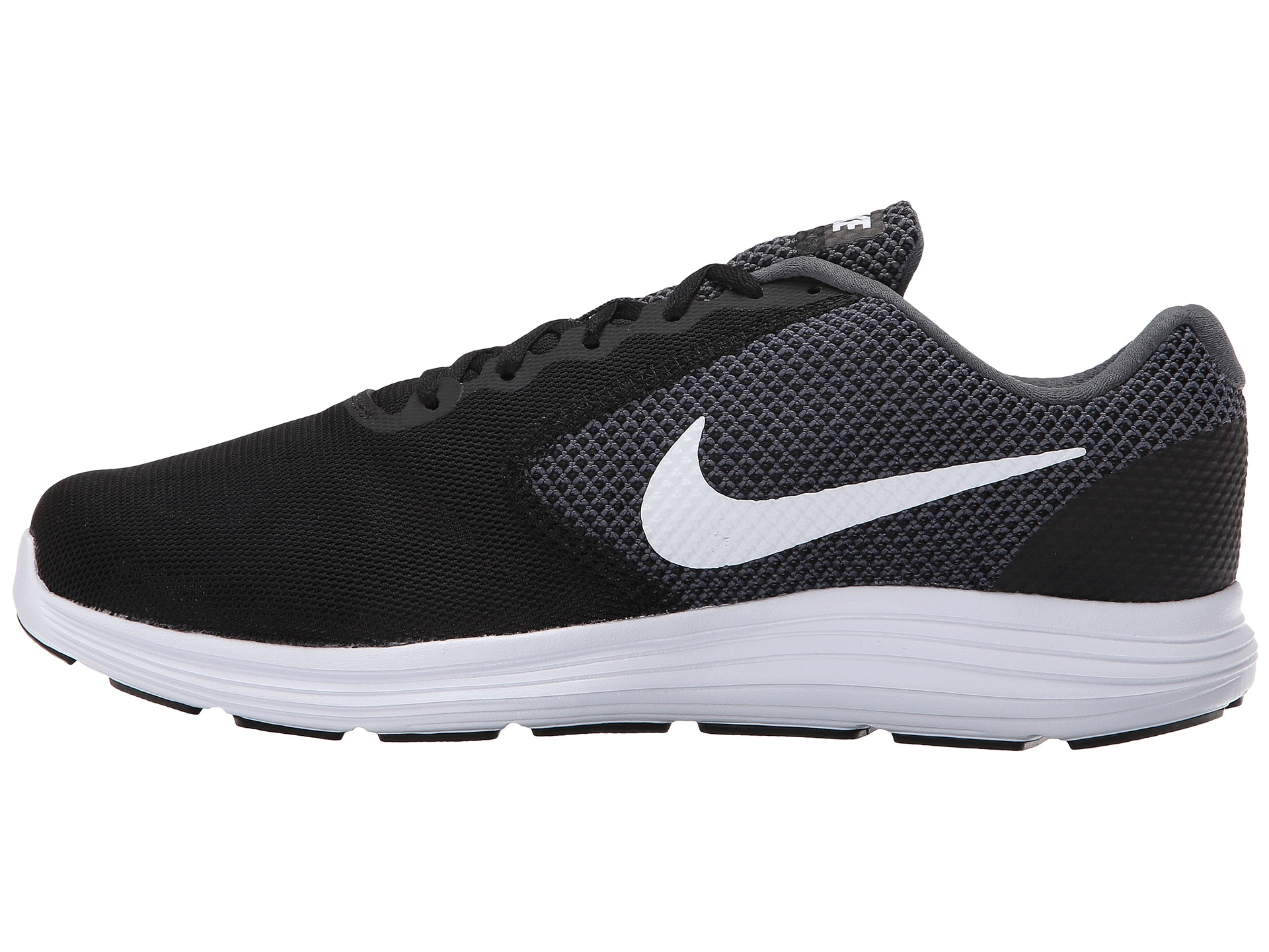 Nike Revolution 3 in Black for Men (Dark Grey/Black/White) | Lyst