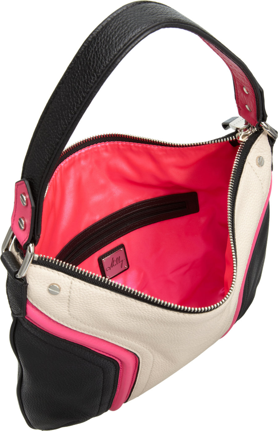 lyst milly zoey shoulder bag in pink lyst milly zoey shoulder bag in pink