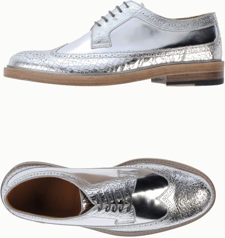 Marc Jacobs Lace-Up Shoes in Silver for Men | Lyst