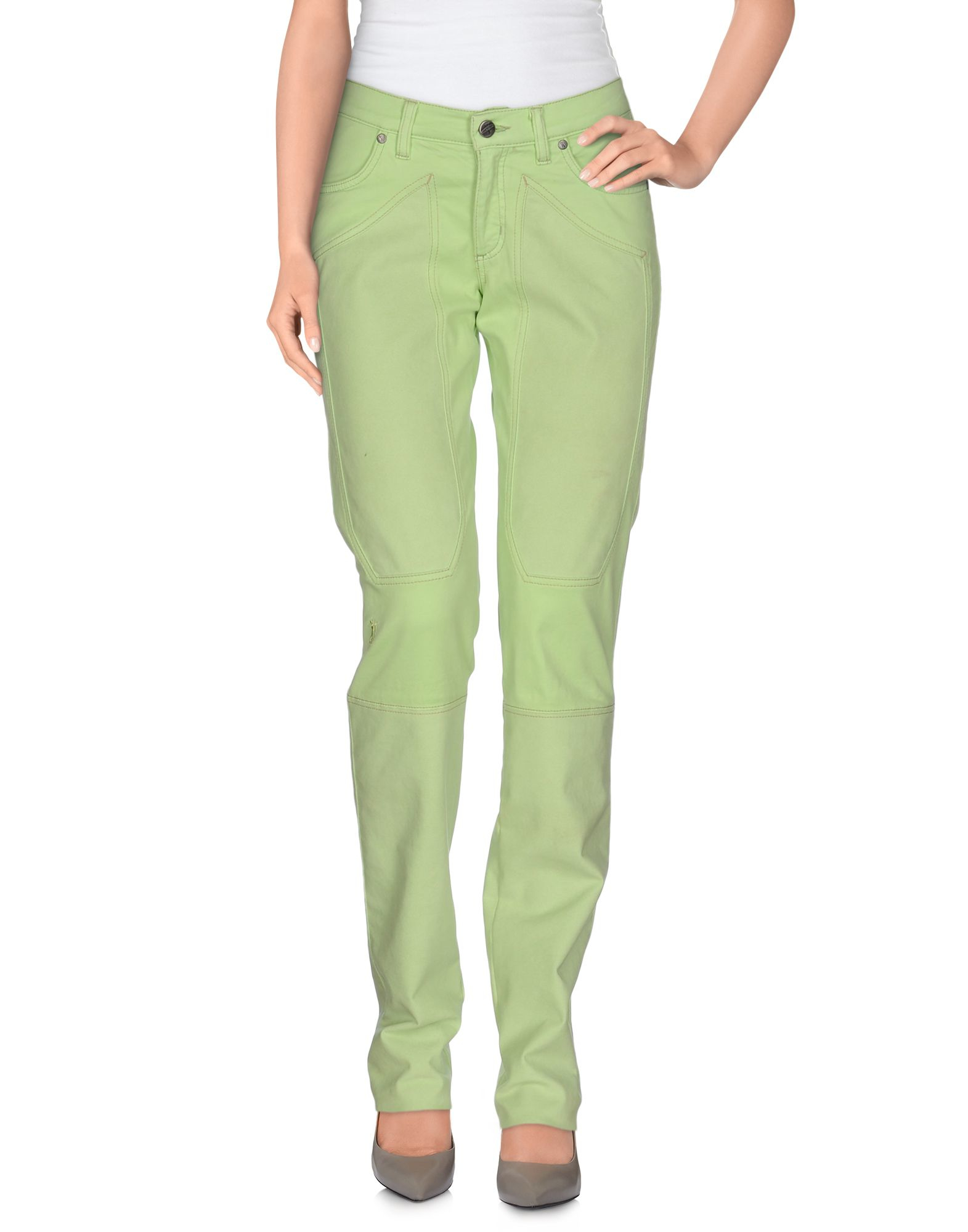 green casual pants