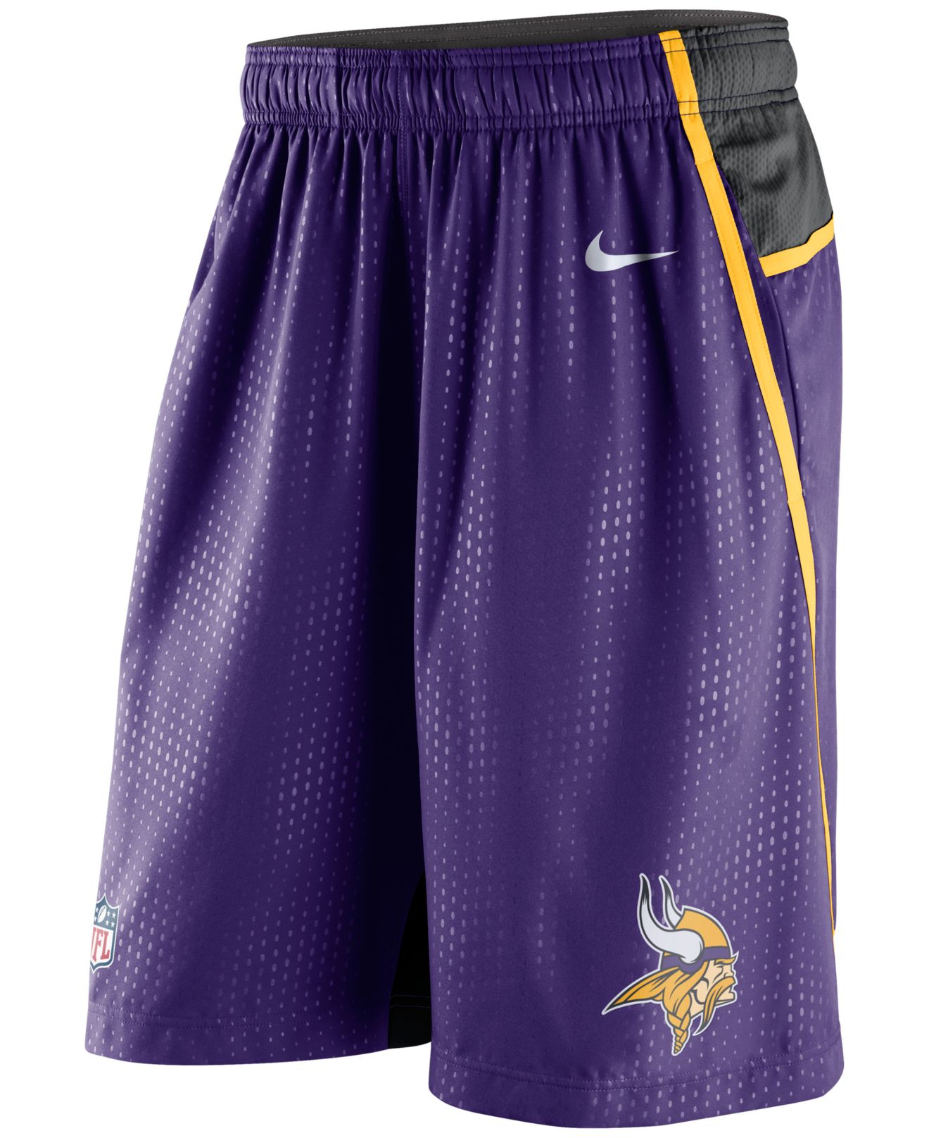 Lyst - Nike Men's Minnesota Vikings Dri-fit Fly Xl 3.0 Shorts in Purple ...
