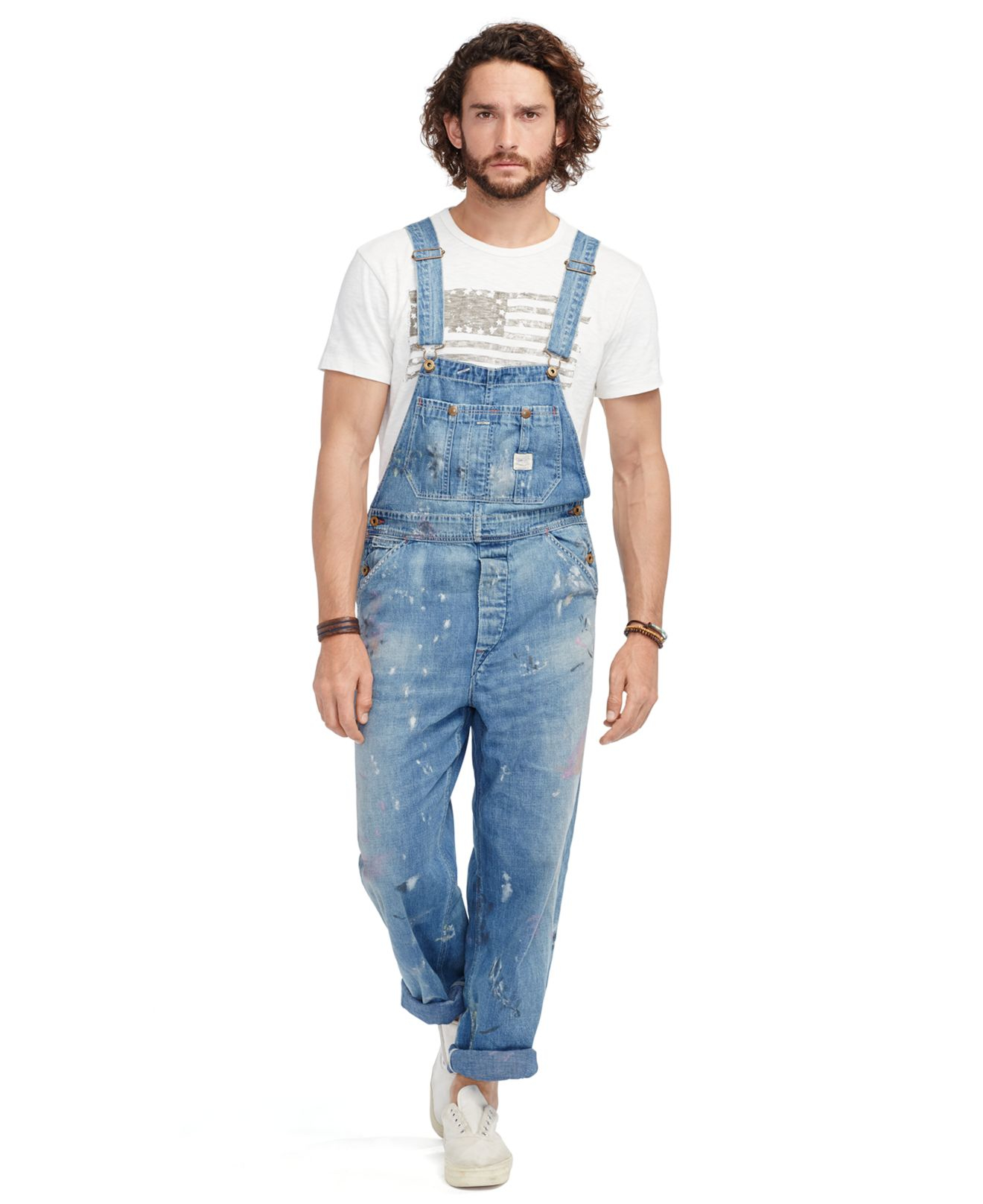 List 102+ Pictures Denim Front Pocket Sexc Overalls W/o Tee Completed