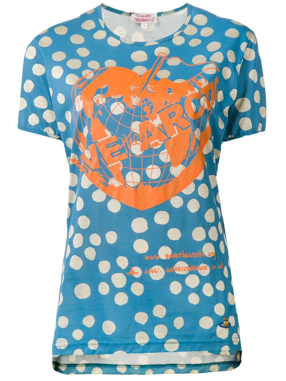 Lyst - Vivienne Westwood Save The Arctic Tshirt in Blue