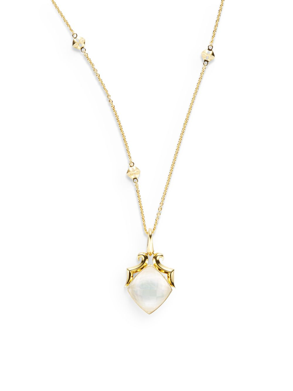 Stephen Webster Mother-Of-Pearl & 18K Yellow Gold Vermeil Pendant ...