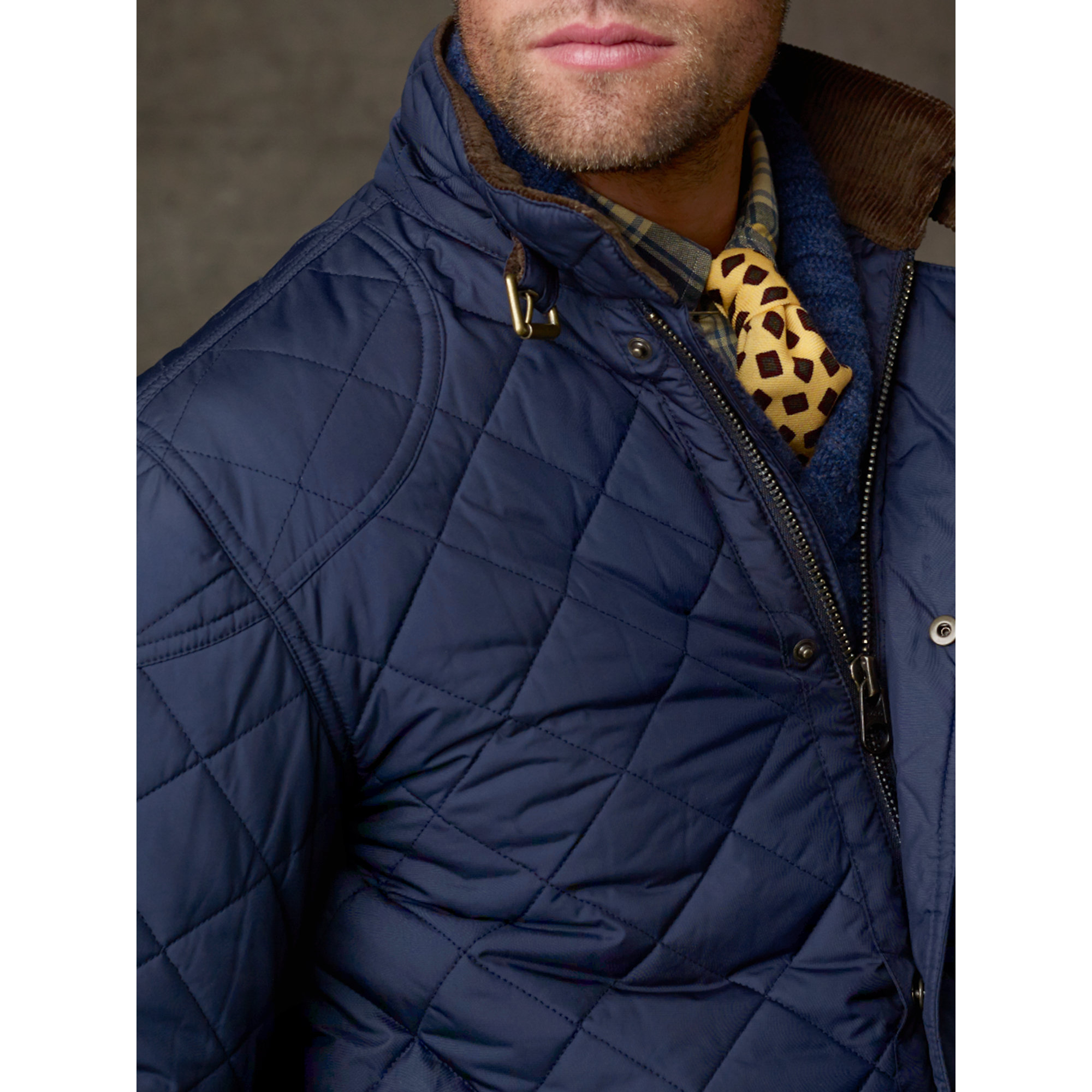 Polo ralph lauren Cadwell Quilted Bomber Jacket in Blue for Men Lyst