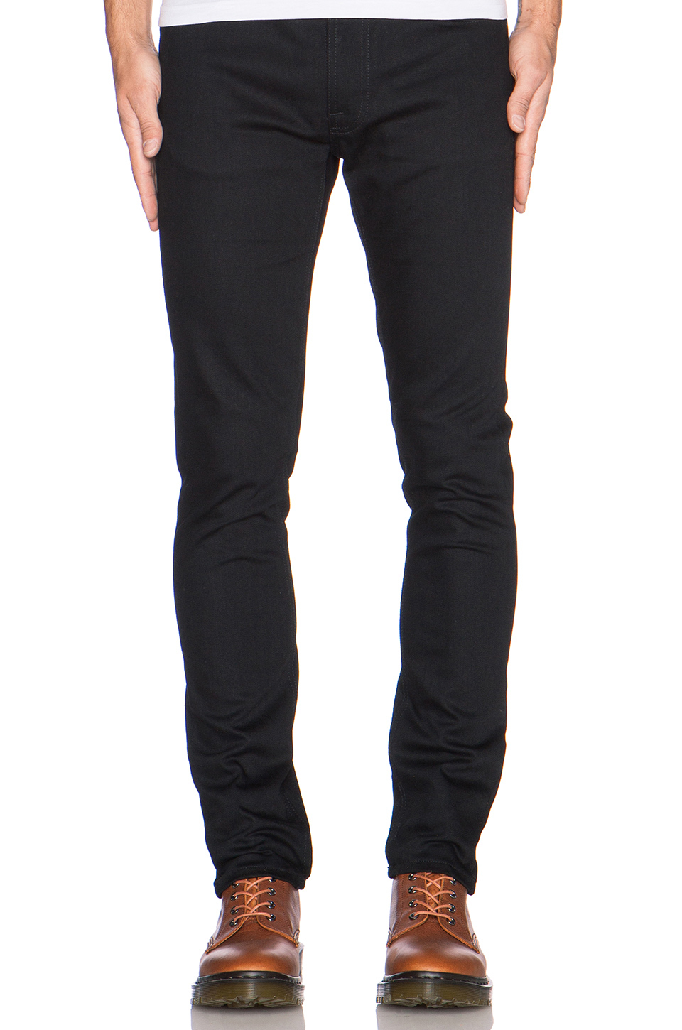 Nudie jeans Lean Dean in Black for Men | Lyst
