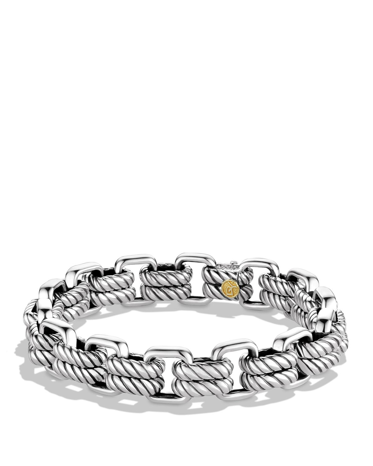 David yurman Empire Link Bracelet With Gold in Metallic for Men | Lyst