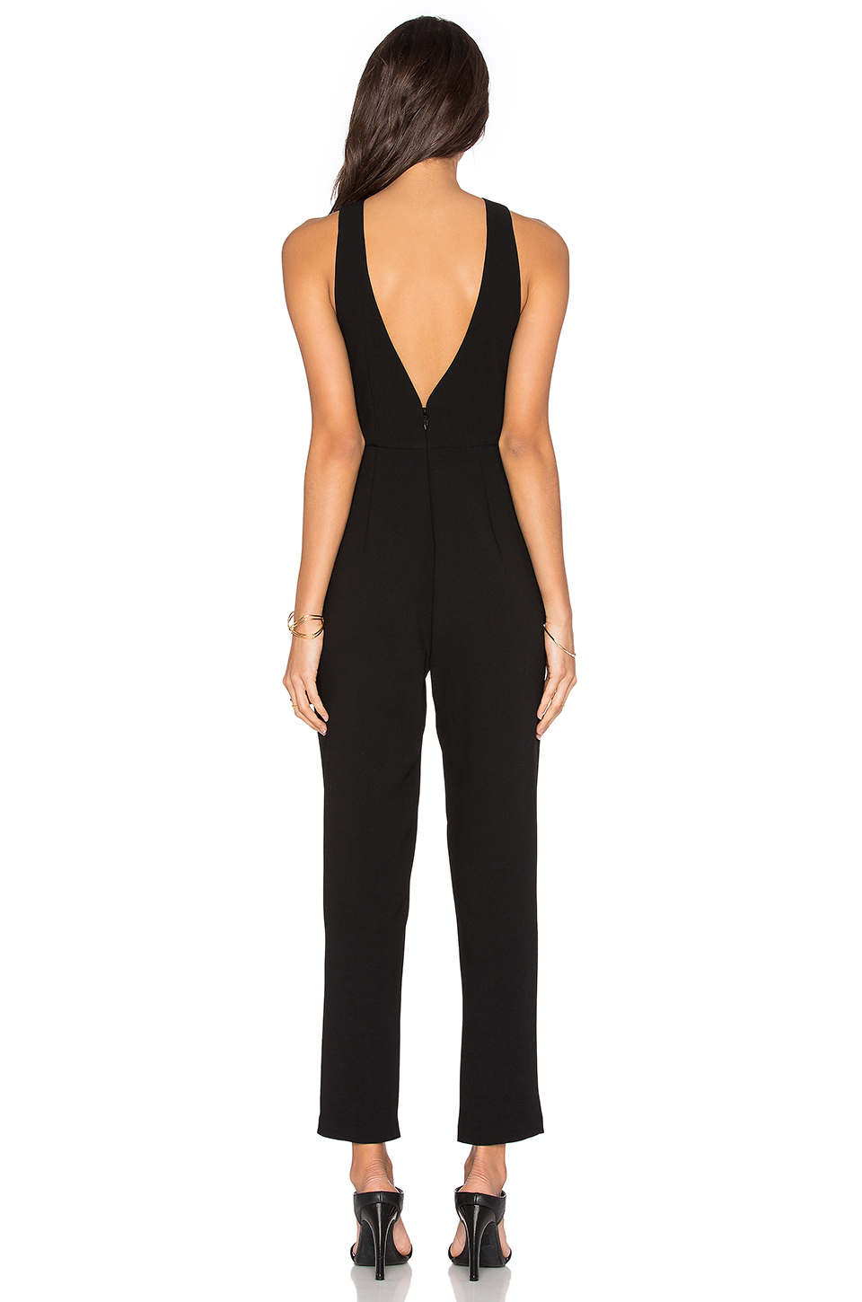 Lyst - Bcbgeneration Skinny Leg Jumpsuit in Black