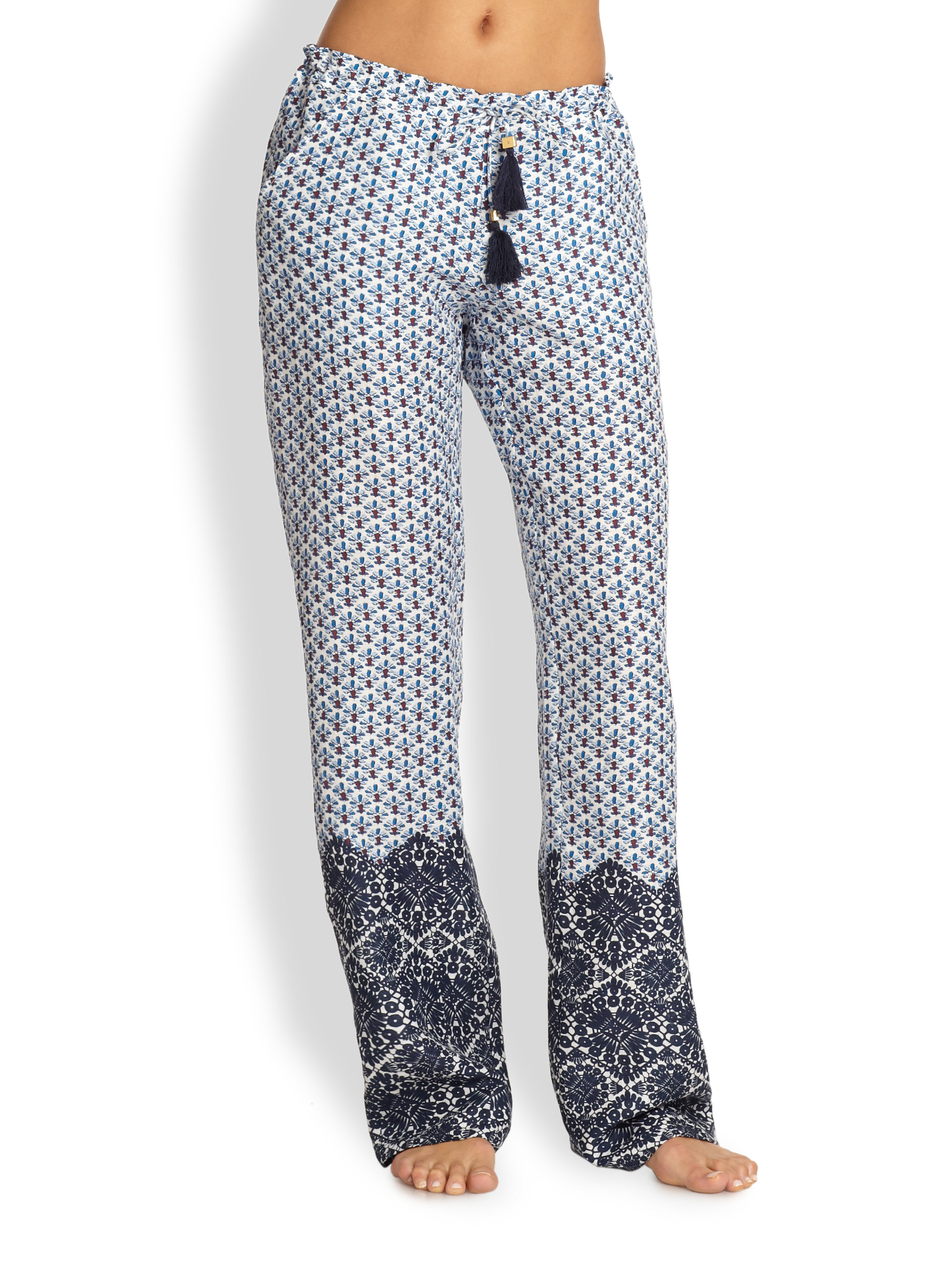 tory burch track pants