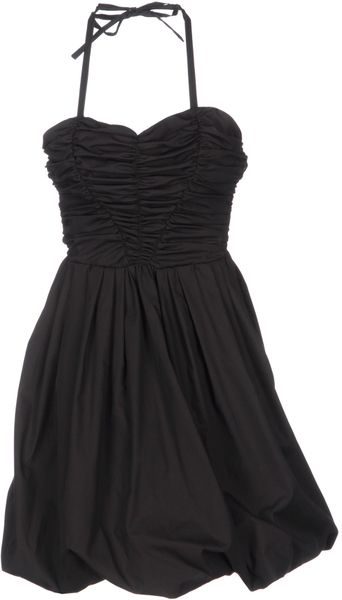 Miu Miu Short Dress in Black | Lyst