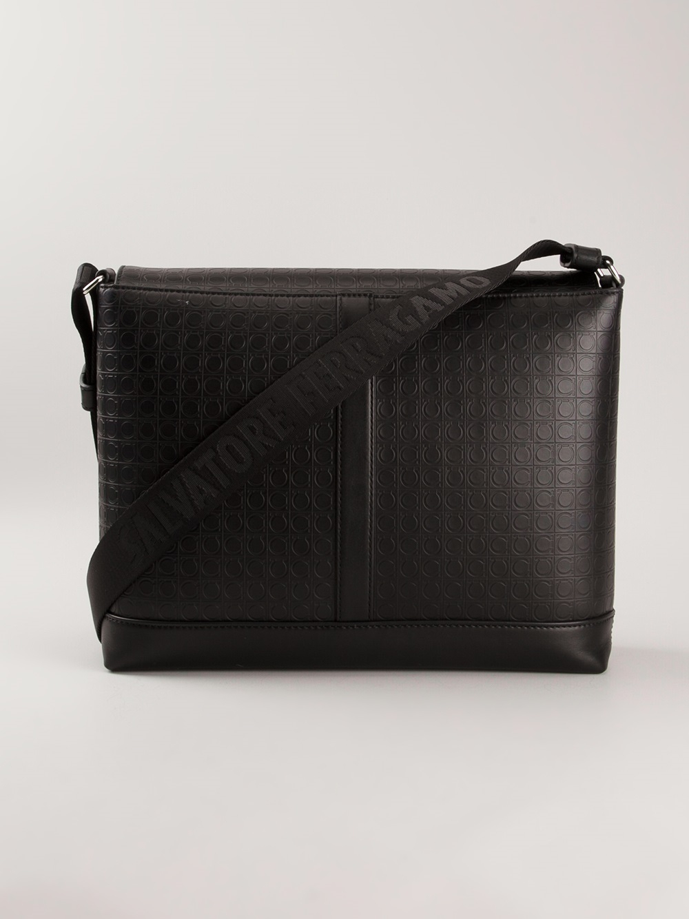 Lyst Ferragamo Messenger Bag in Black for Men