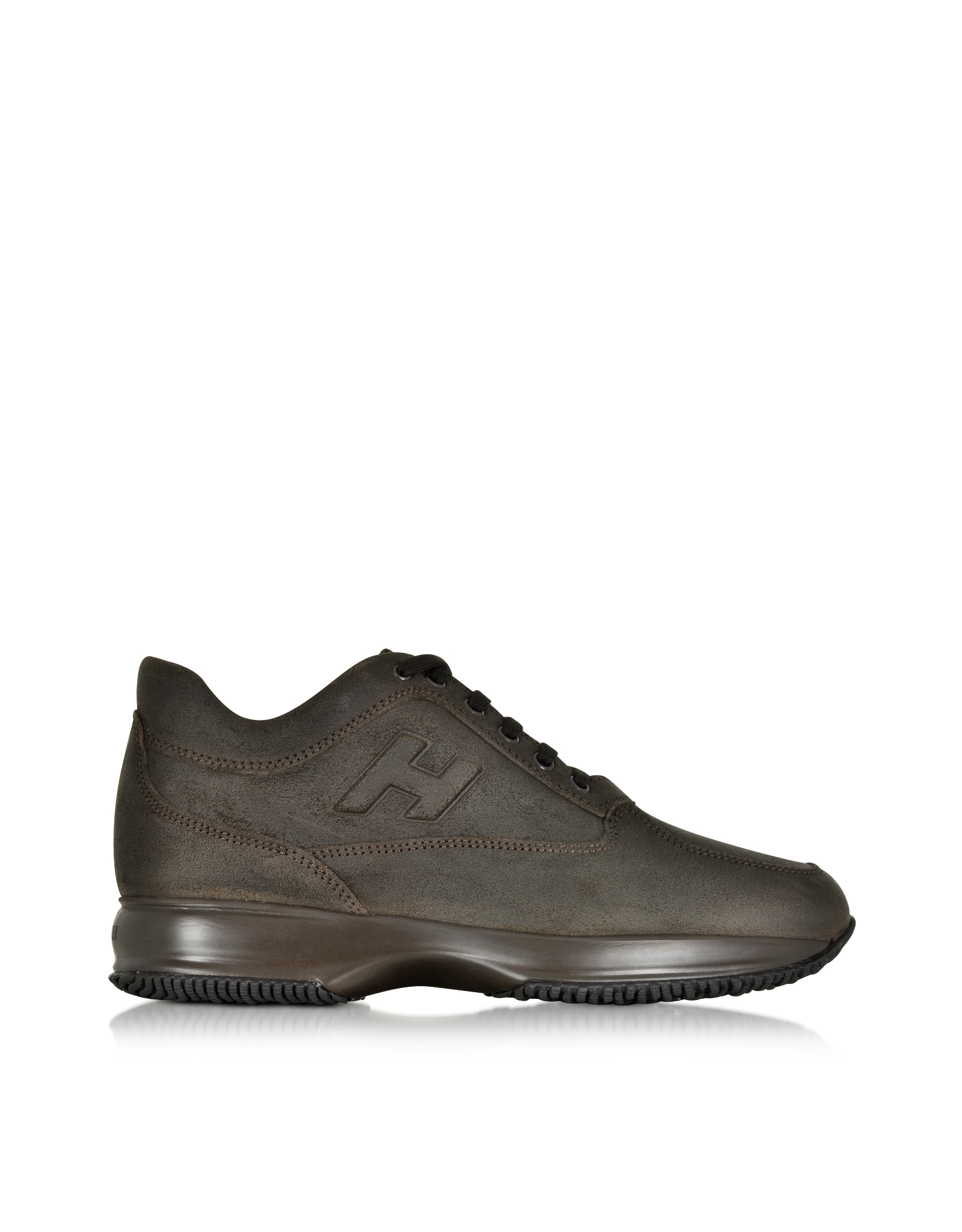 brown leather sneaker brown leather wedge sneaker in brown for lyst brown leather sneaker brown leather wedge sneaker in brown for lyst