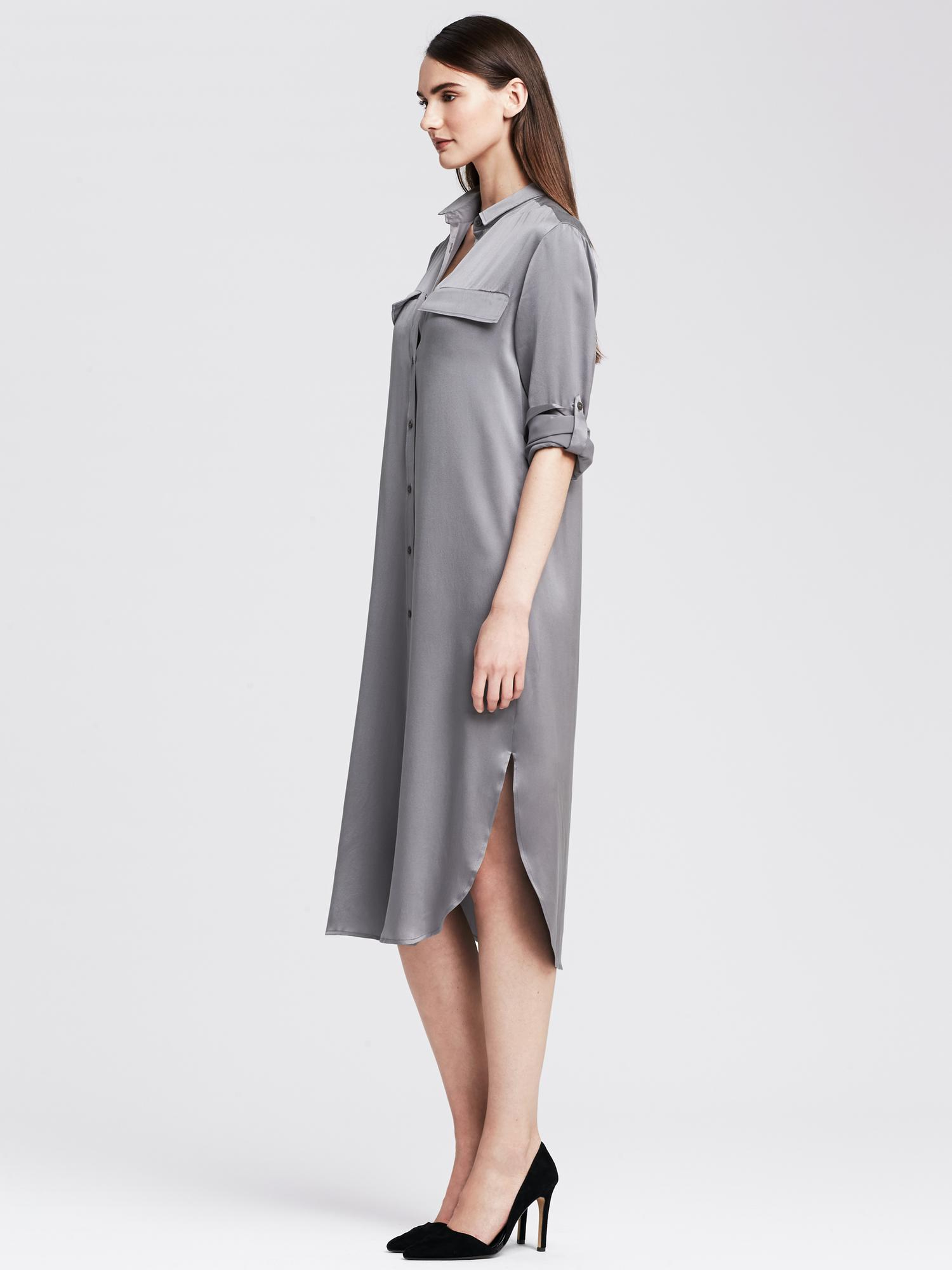 maxi shirtdress