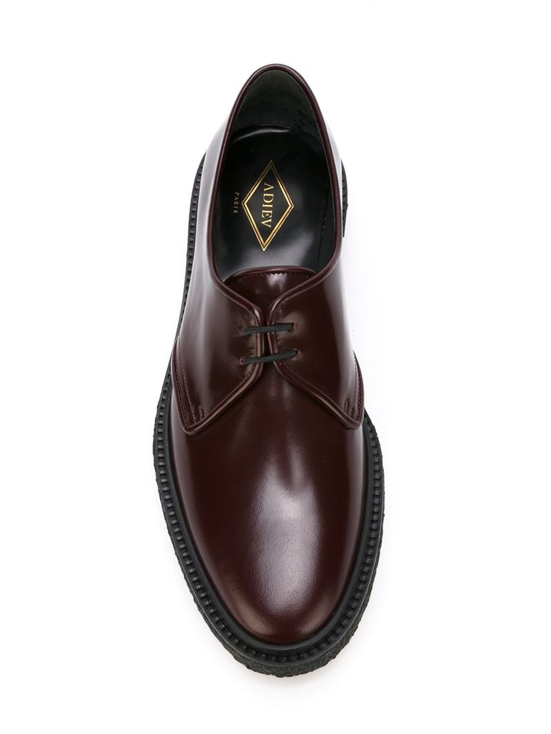 Adieu �type 1� Derby Shoes in Red for Men Lyst