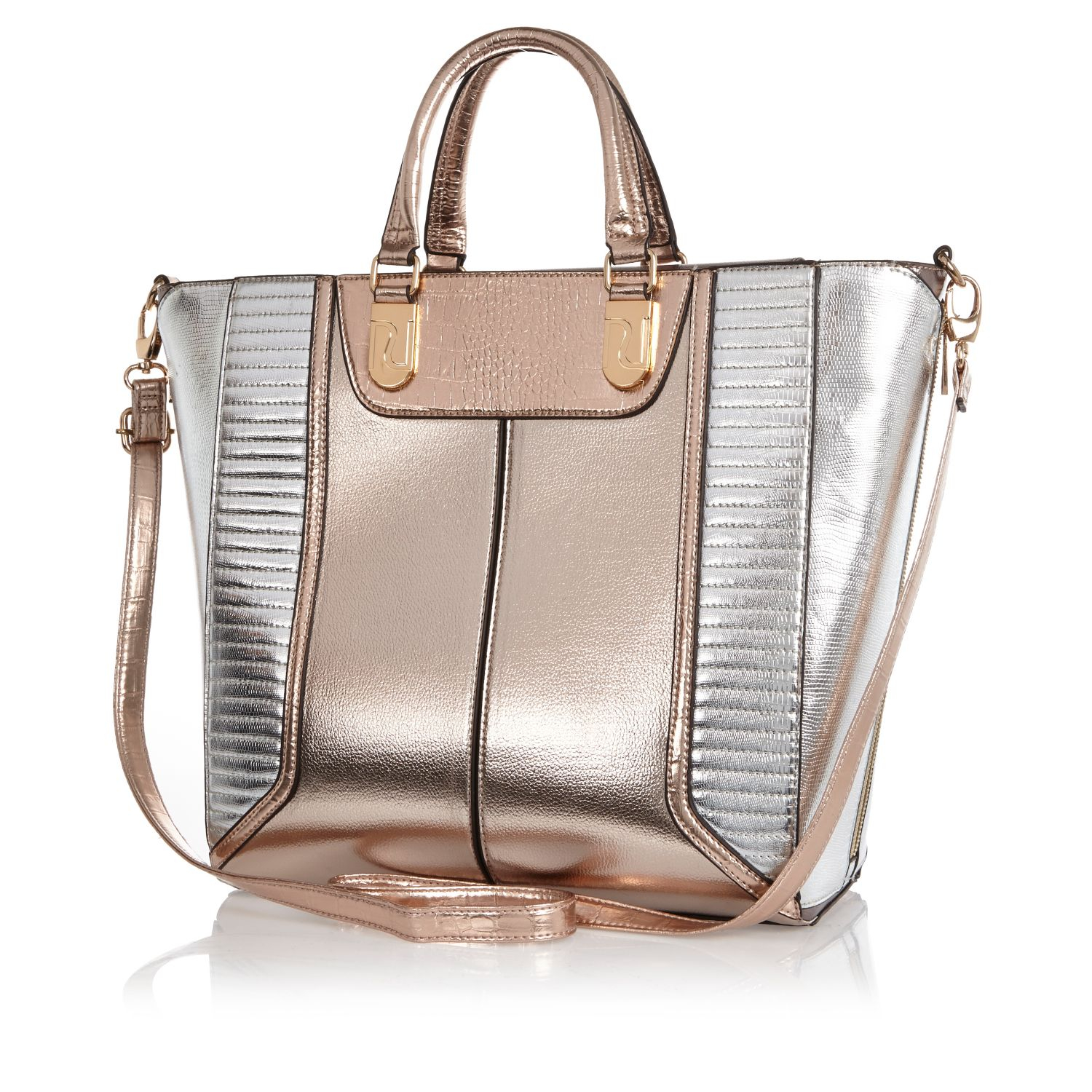 gold colour bag