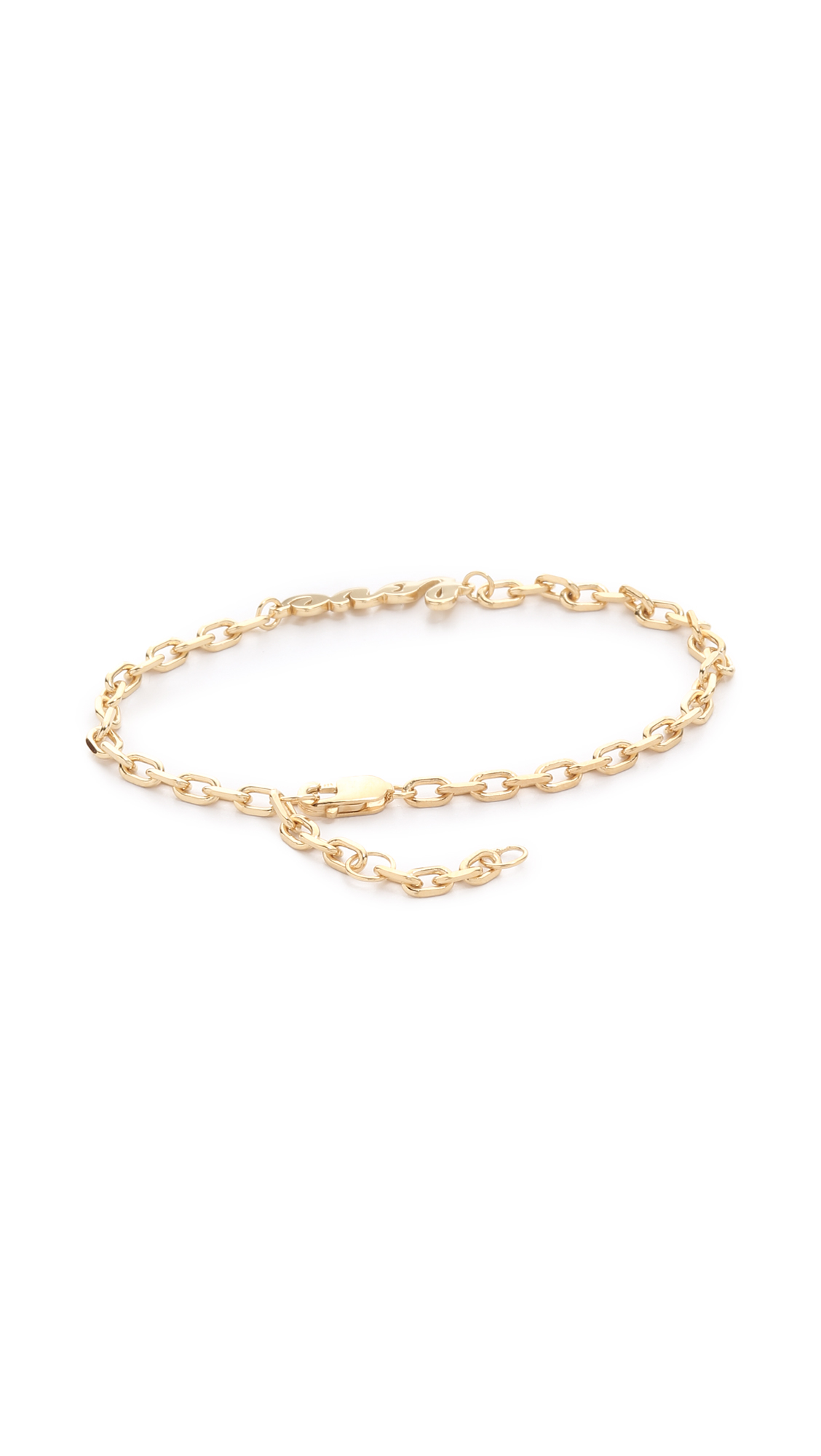 Lyst Jennifer Zeuner Love Bracelet In Metallic Gallery