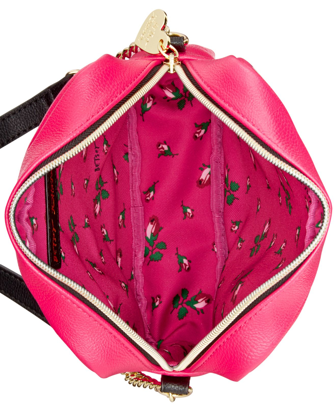 betsey johnson pancake purse