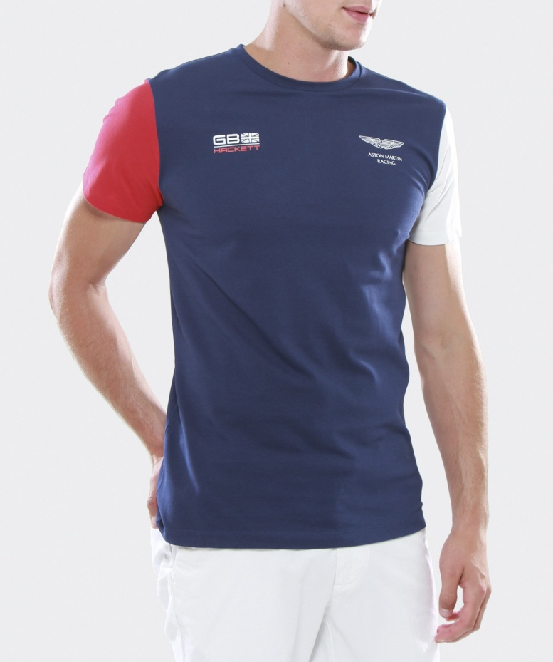 Hackett Aston Martin Racing T-Shirt in Blue for Men | Lyst