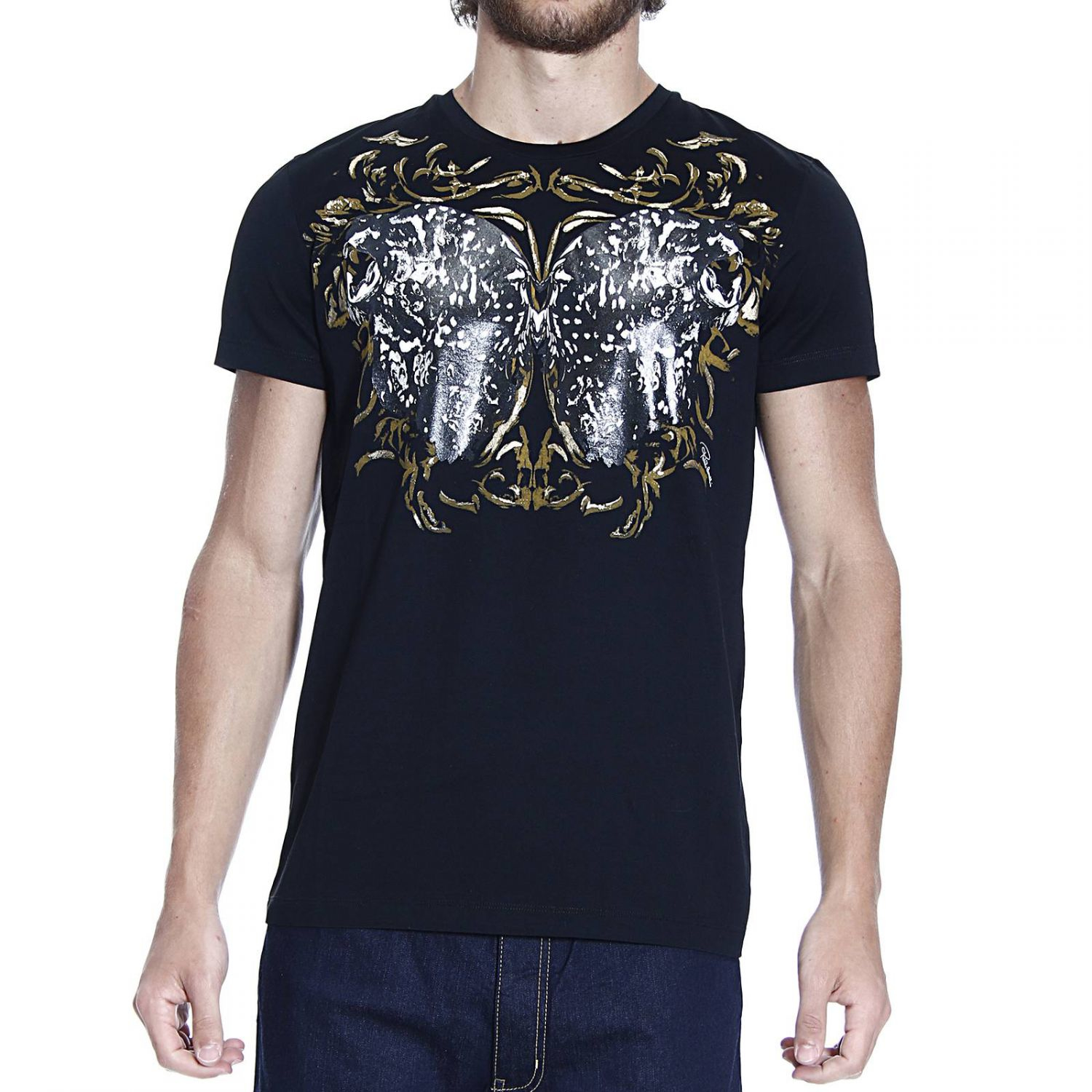 Roberto cavalli T-shirt in Black for Men | Lyst