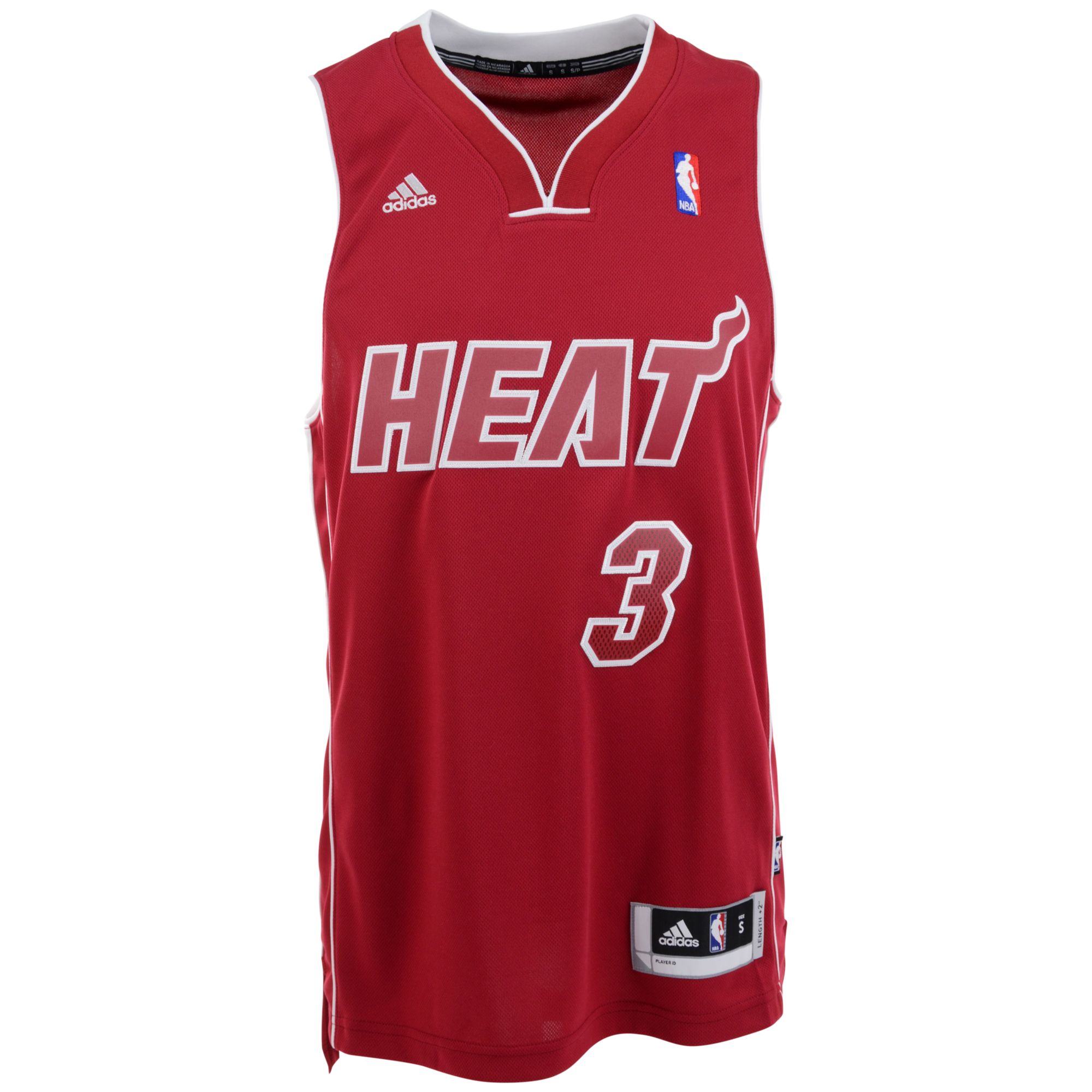 Adidas Dwyane Wade Miami Heat Revolution 30 Swingman Jersey in Red for ...