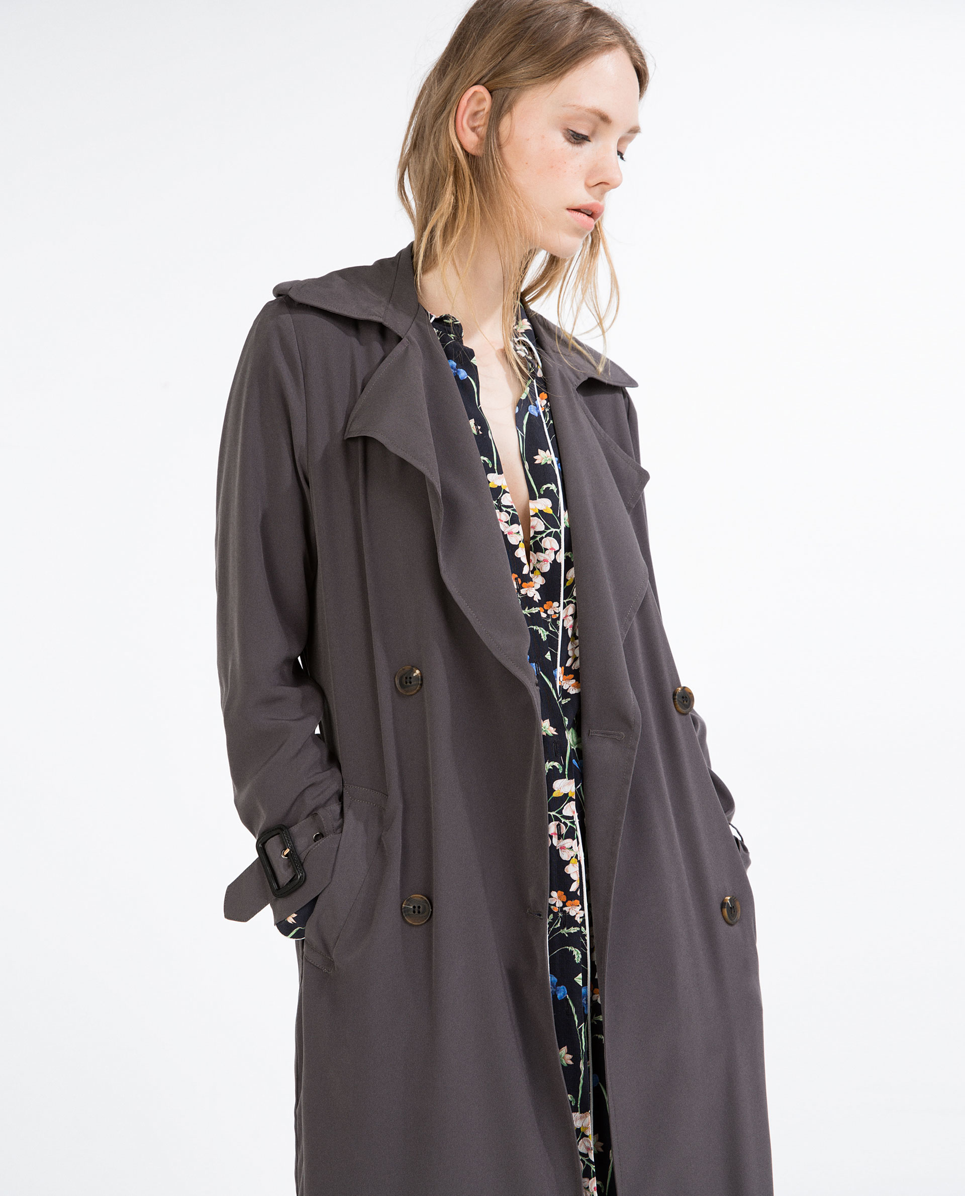 Zara Coats Gommap Blog Short Crossover Trench Coat Zara Tradingbasis